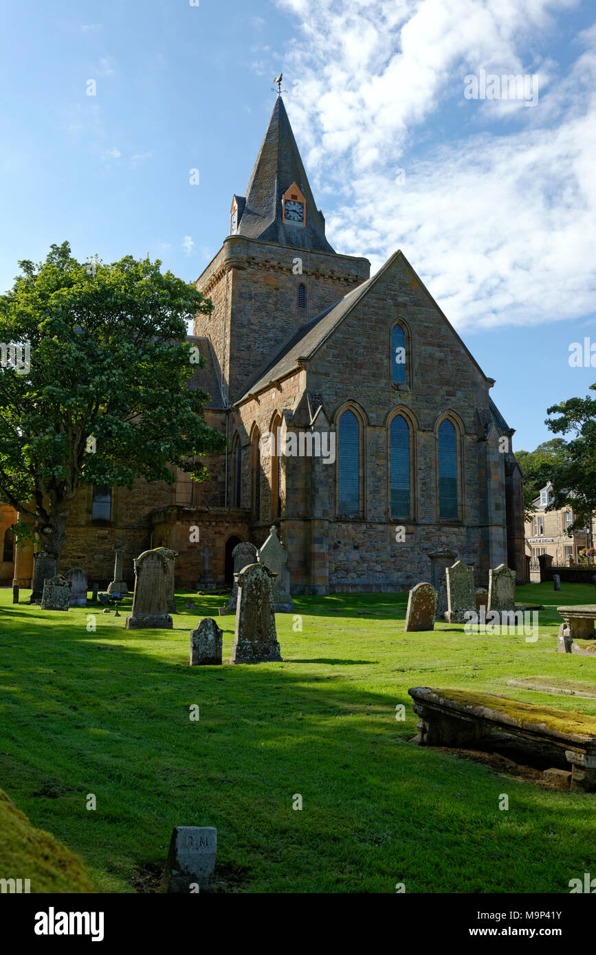 Dornoch Cathedral, Dornoch, Caithness, Sutherland, Highland, Schottland, Scotland, Regno Unito, Großbritannien, Foto Stock