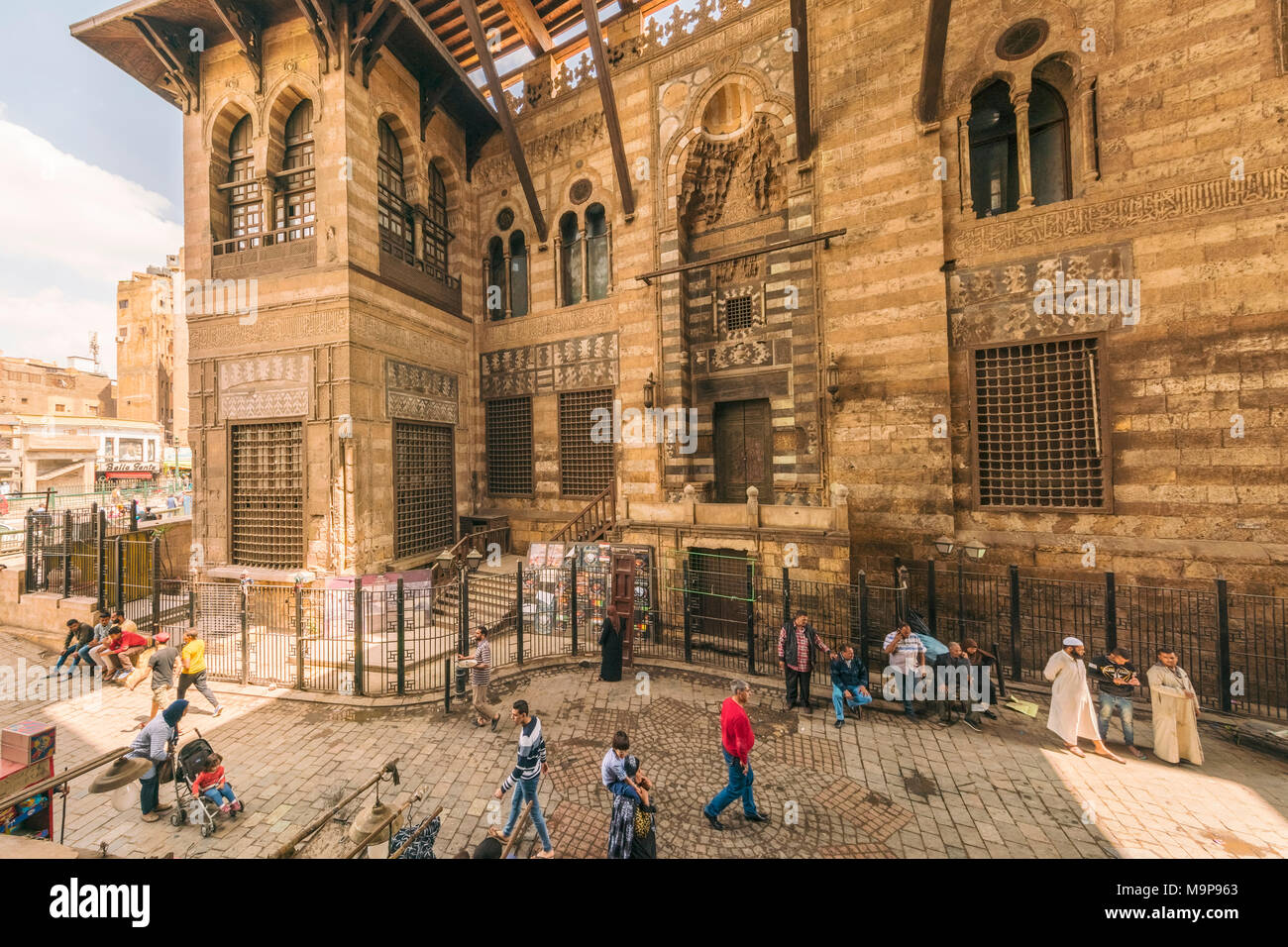 Madrasa e Sabil complesso di Sultan Qansuh Al Ghuri, Il Cairo, Egitto Foto Stock