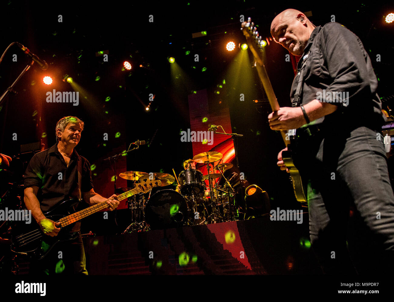 Gli Stranglers performing live, G Live, Guildford, Regno Unito, 26 marzo 2018. Foto Stock