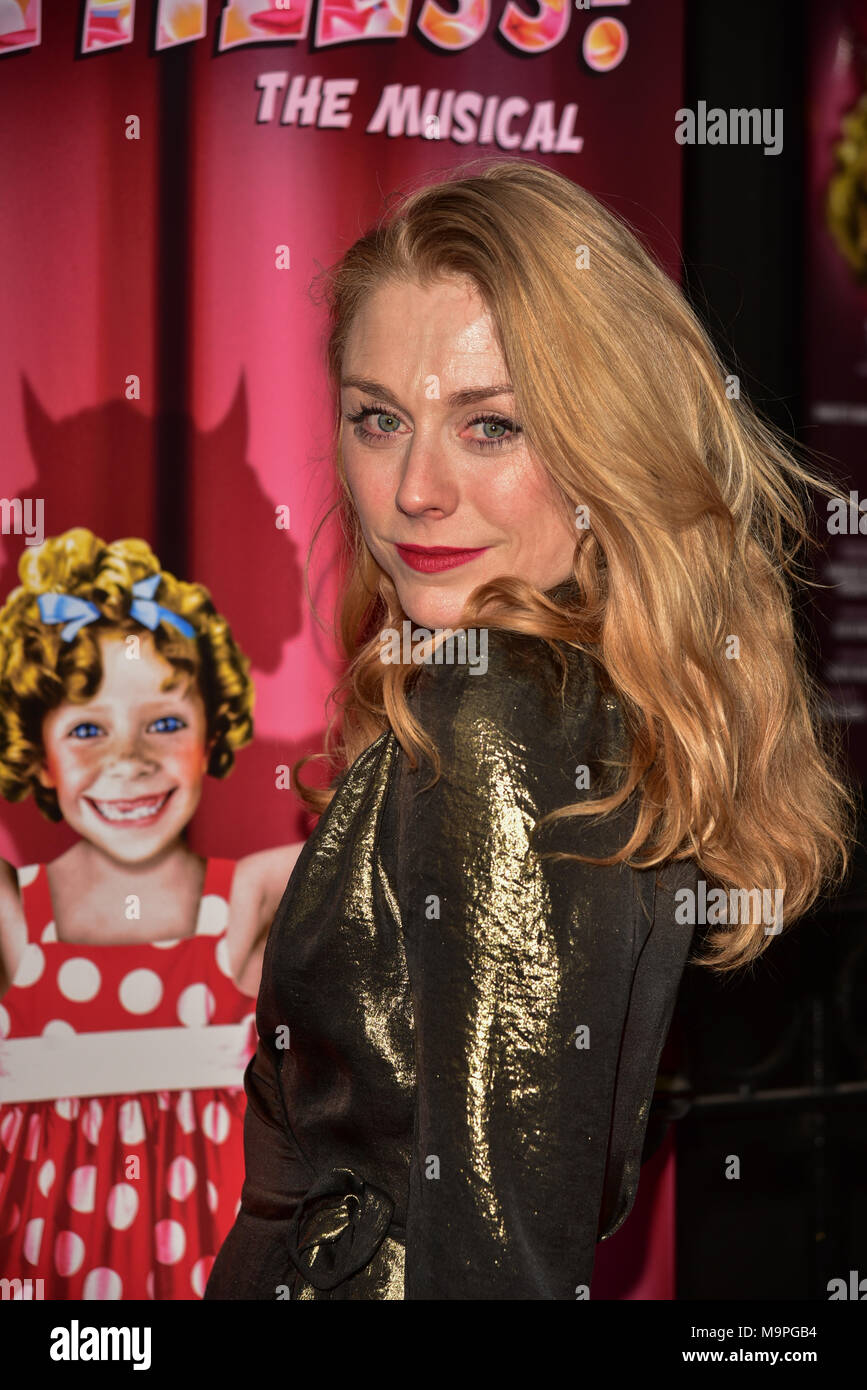 Londra, Regno Unito. Il 27 marzo, 2018. Laura Pitt-Pulford arriva alla spietata! Il Musical - Arts Theater apertura notturna il 27 marzo 2018 presso l'Arts Theatre, Londra, Regno Unito. Credito: Vedere Li/Alamy Live News Foto Stock