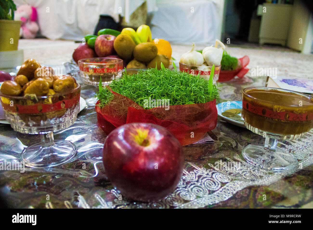 Nuovo anno in Iran è Nowruz . Noi celebriamo questo giorno in Iran . Questo è un evento storico . Foto Stock