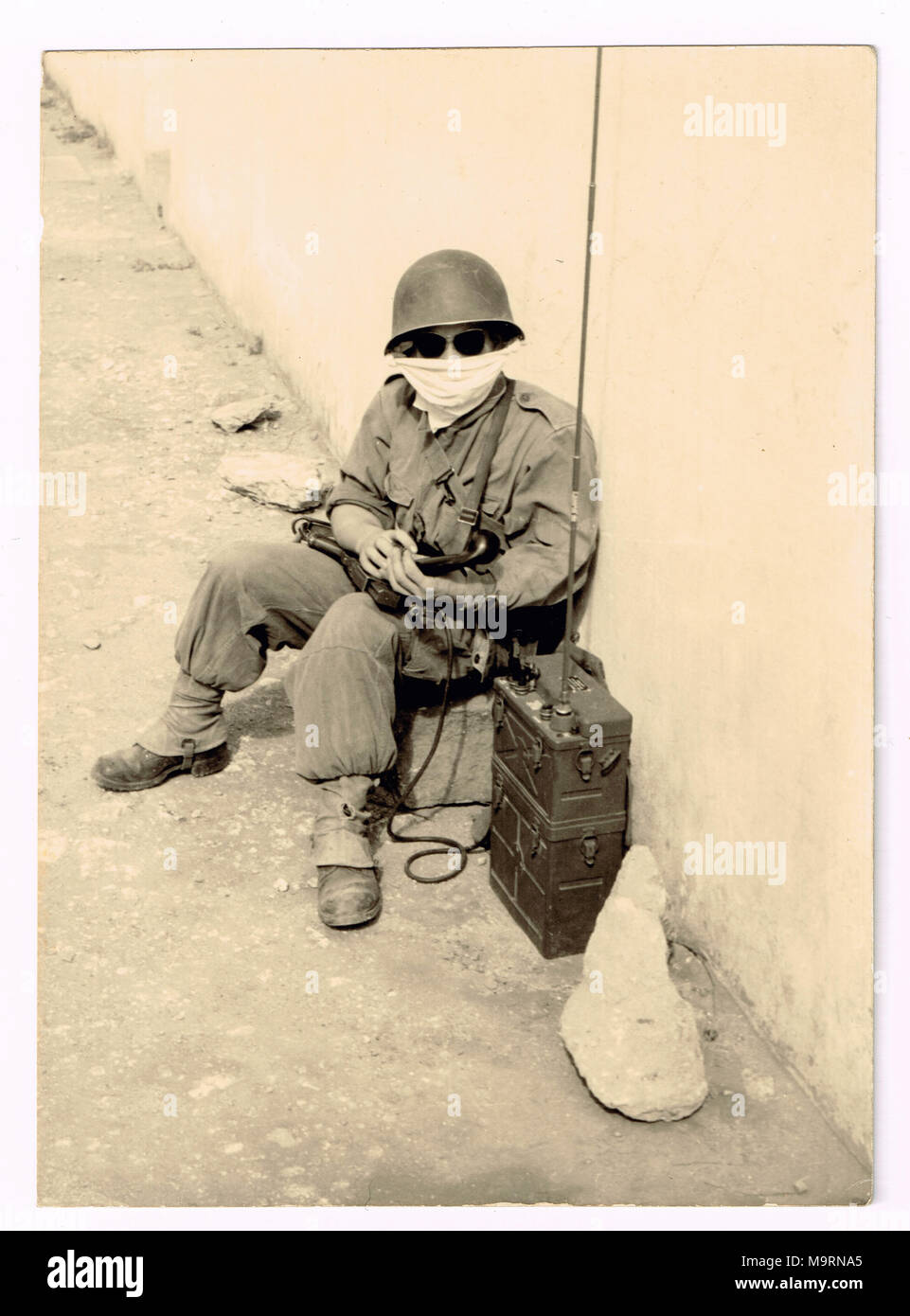 Diario fotografico di un giovane soldato francese in Marocco Foto Stock