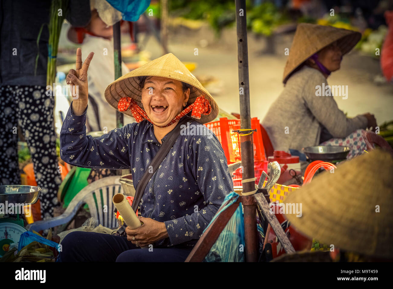 Asien, Südostasien, Südvietnam, Vietnam, Mekong, Delta, Markt Foto Stock