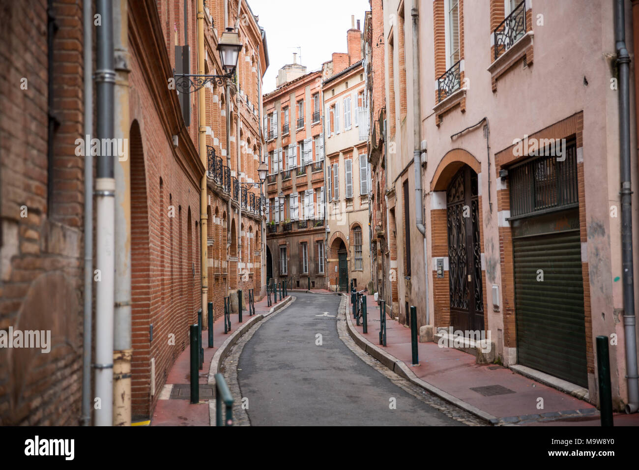 Street view in Toulouse Francia Foto Stock