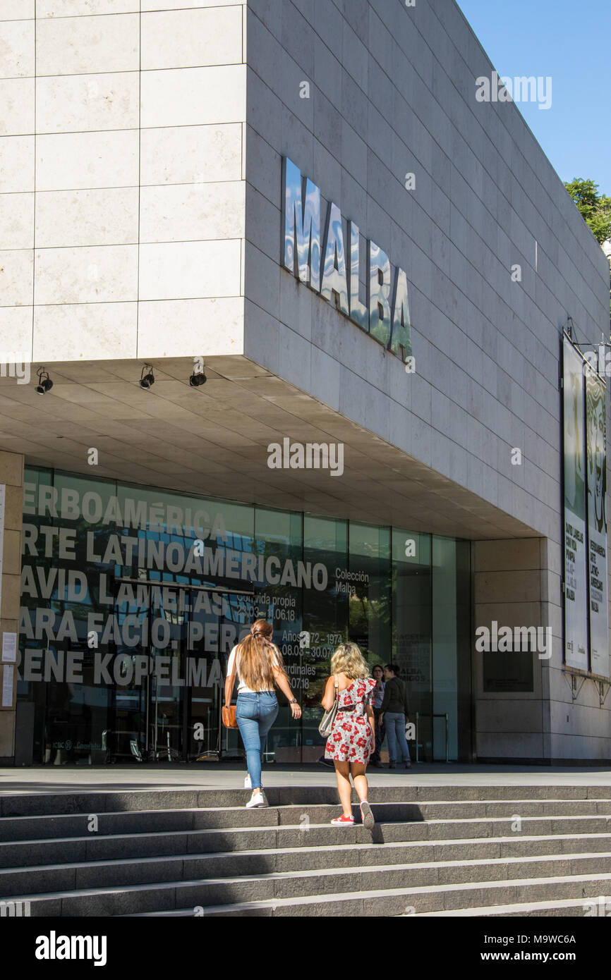 MALBA, Museo de Arte latino-americano de Buenos Aires, latino moderno Art Museum, Buenos Aires, Argentina Foto Stock