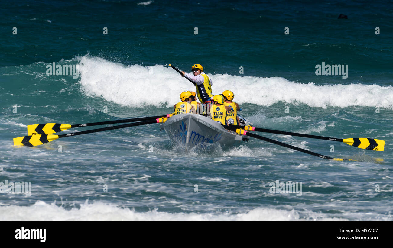 Surf australiani vogatori League Foto Stock