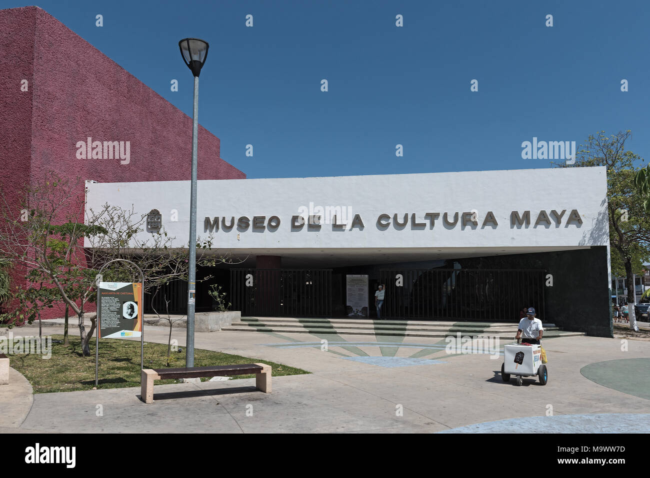 Museo della cultura Maya nella città di Chetumal, Messico Foto Stock