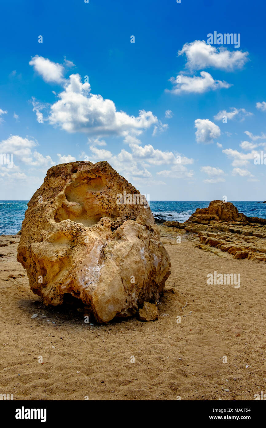 Agiou Georgiou Beach, Peyia, Cipro. Foto Stock