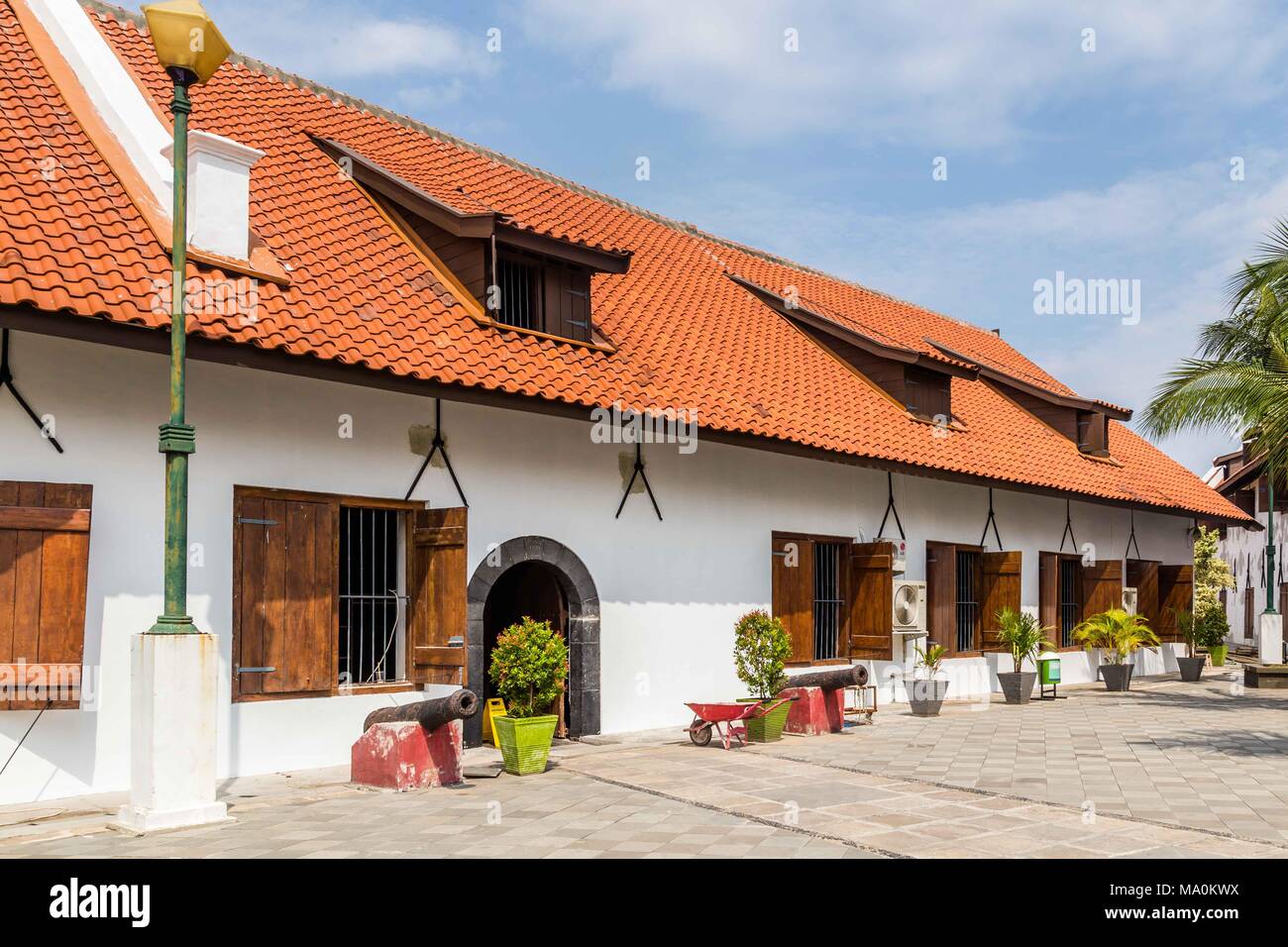 Fortezza Sunda Kalepa con museo marittimi di Jakarta, isola di Giava I Foto Stock
