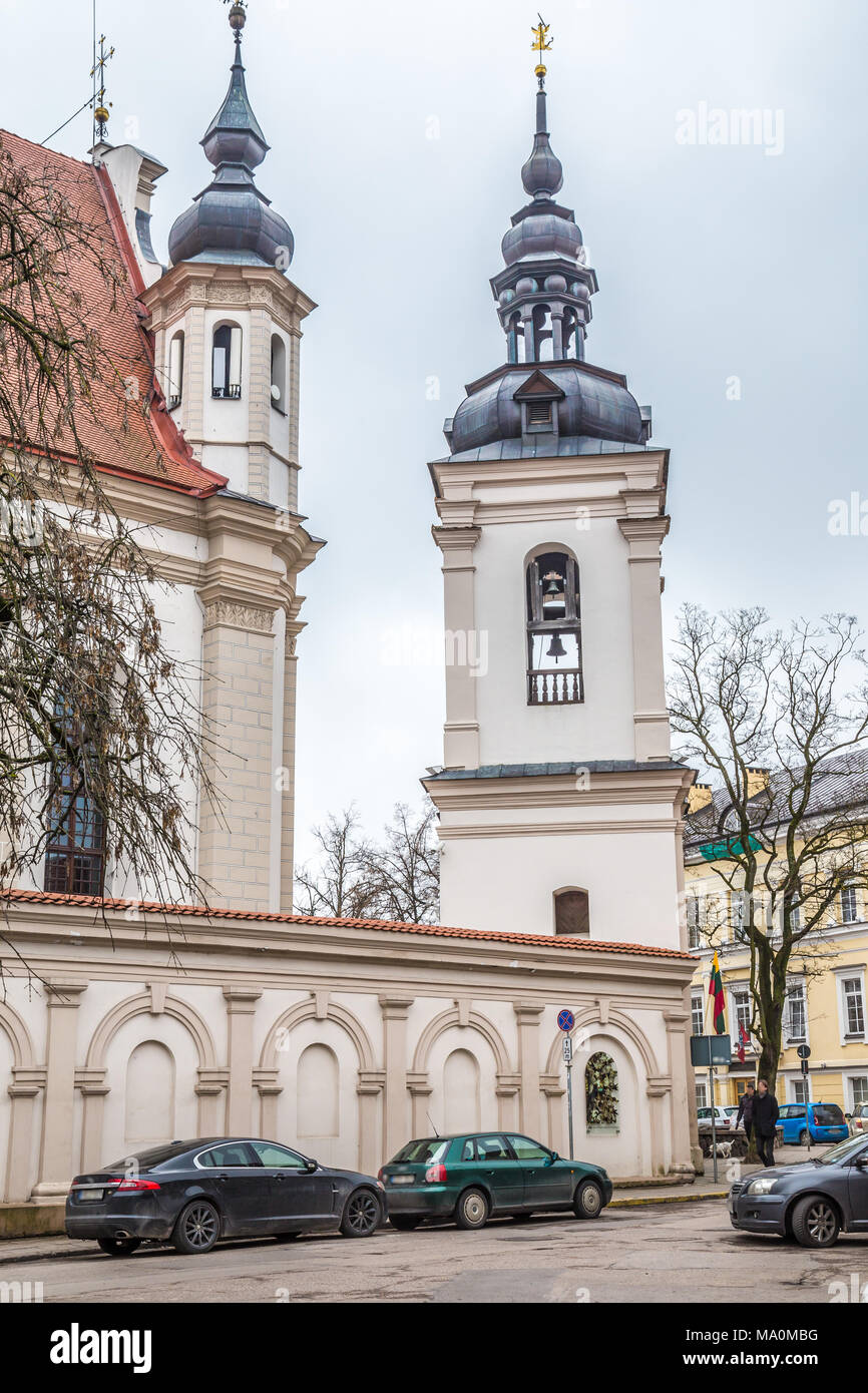 Città vecchia di Vilnius Lituania Foto Stock