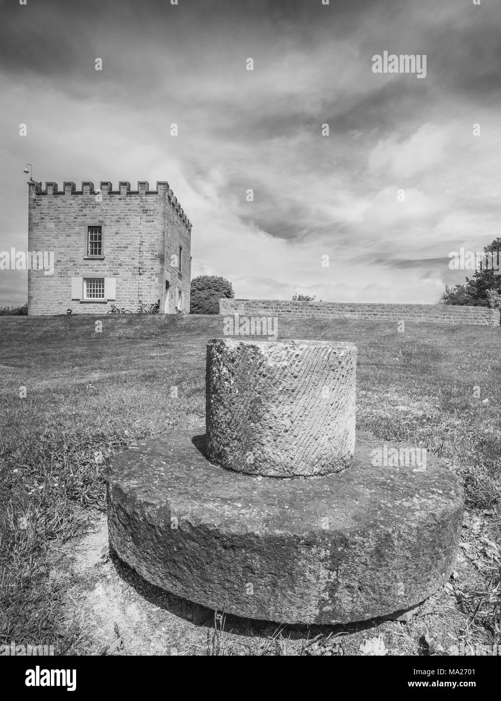 Castello di Boston, Rotherham, South Yorkshire, Regno Unito Foto Stock