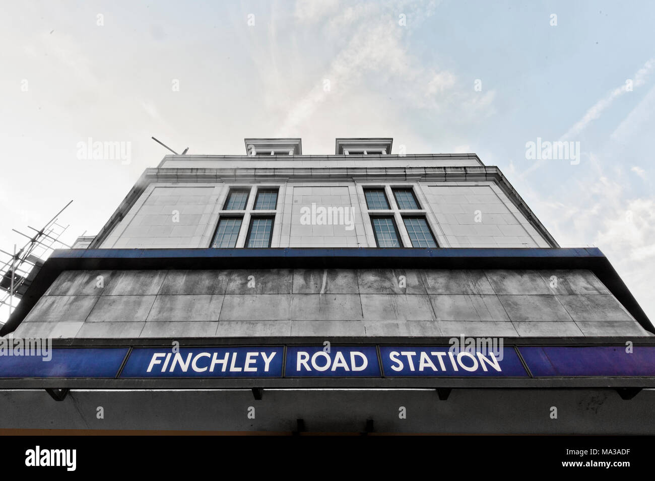 La metropolitana di Londra la stazione della metropolitana: Finchley Road Foto Stock