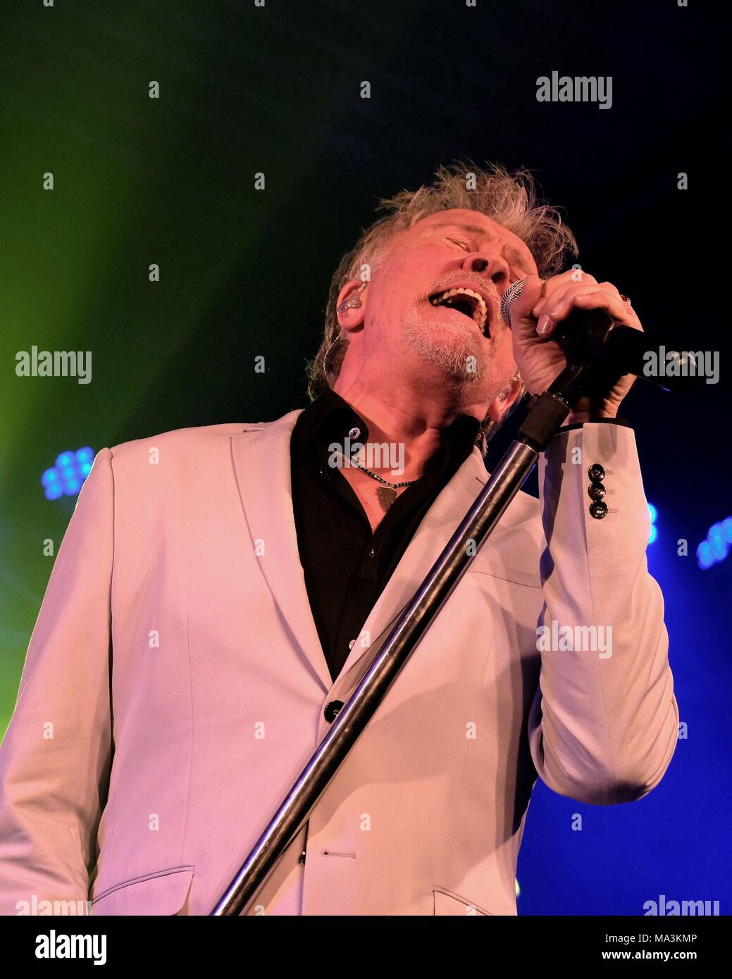 Southampton, Hampshire, Regno Unito. Il 29 marzo 2018. Le camere del motore - cantante britannico Paul Young esecuzione in corrispondenza del motore Camere, Southampton il 29 marzo 2018, UK Credit: Dawn Fletcher-Park/Alamy Live News Foto Stock