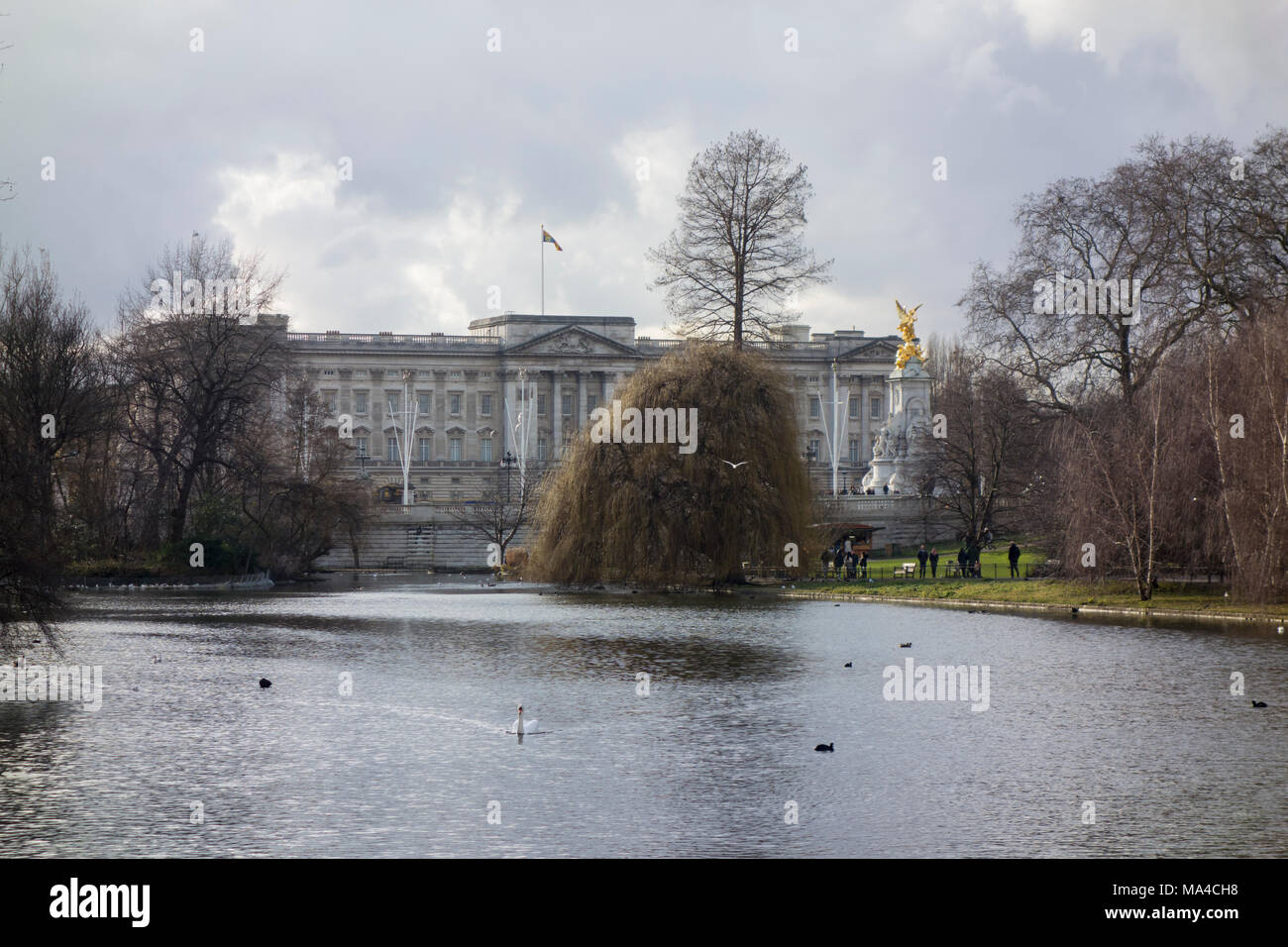 Buckingham Palace a Londra Foto Stock
