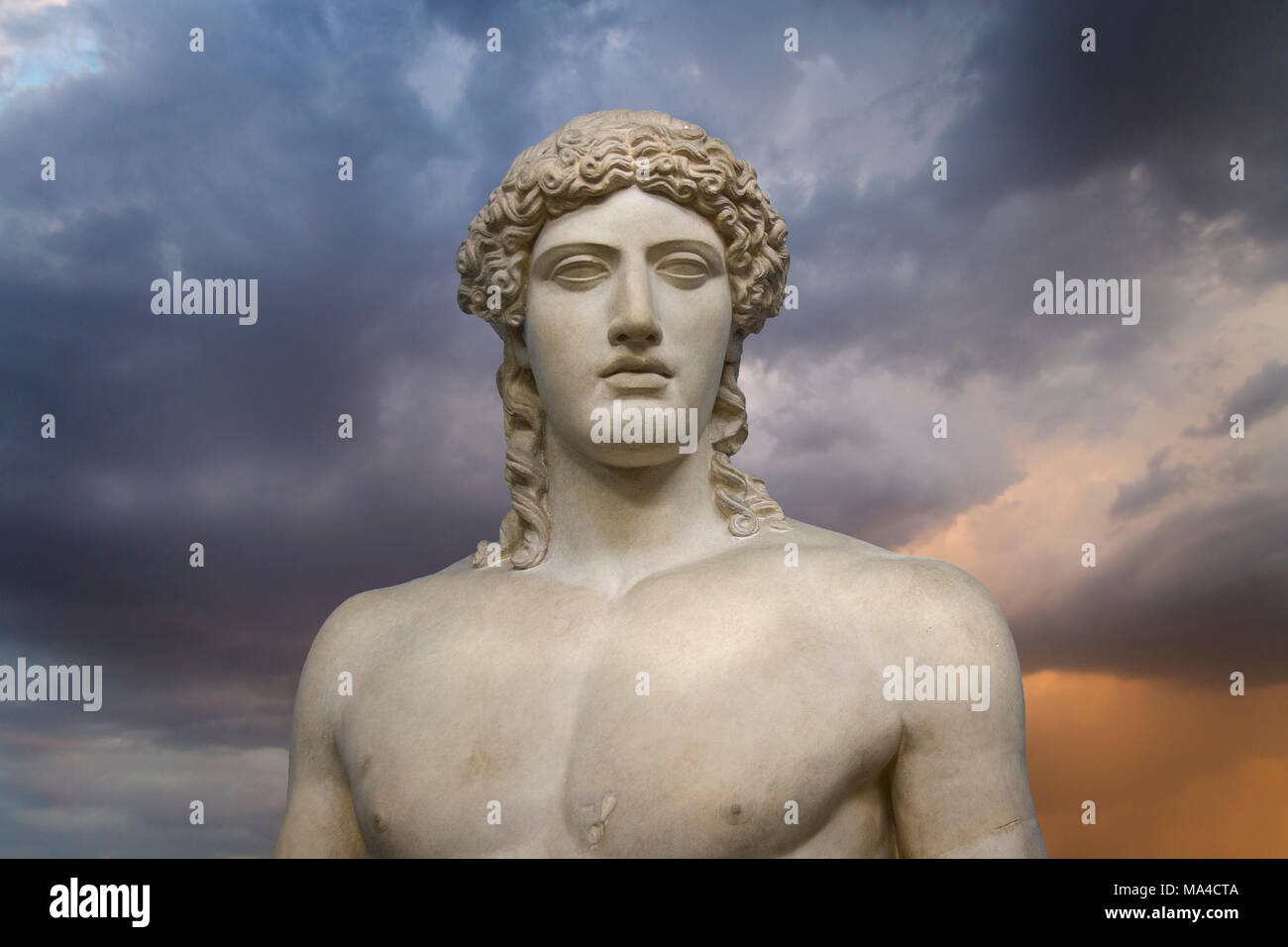 Dioniso Bacco. Dio romano della bellezza, arte classica Foto stock - Alamy