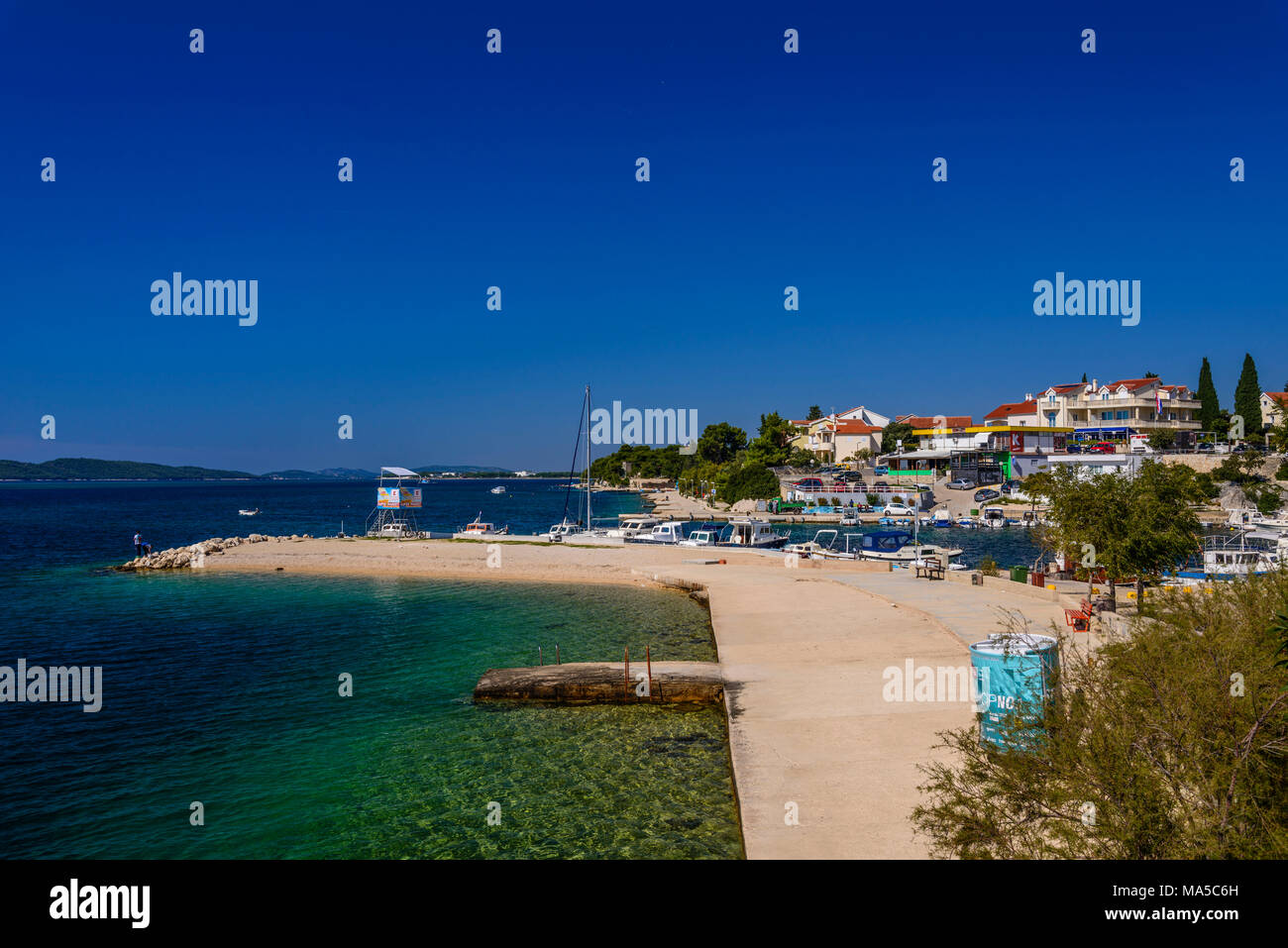 Croazia, Dalmazia, Riviera di Sibenik, Brodarica, Boat Harbour Foto Stock