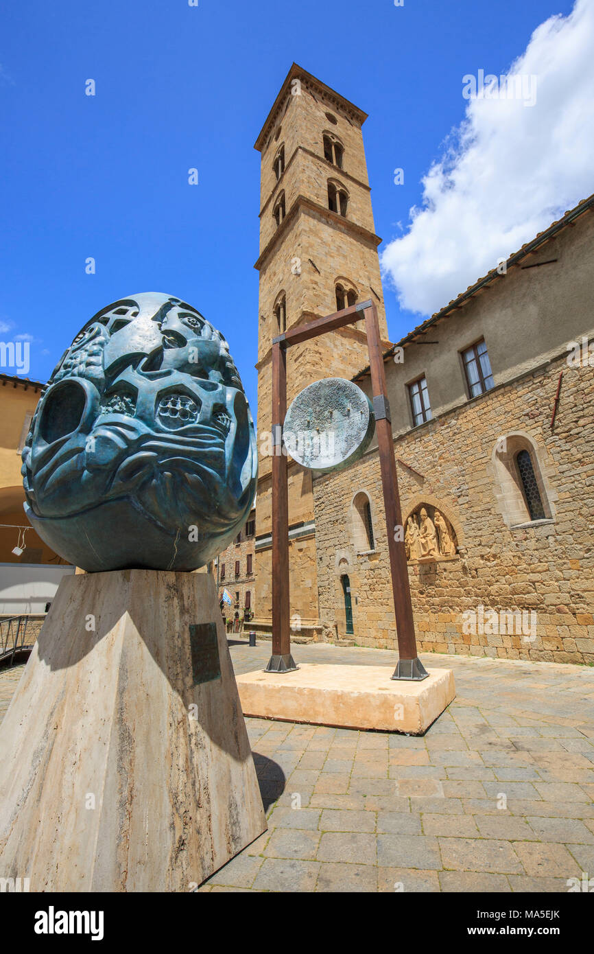 L'Italia, Toscana, Volterra città sulle colline toscane, Provenza di Pisa Foto Stock