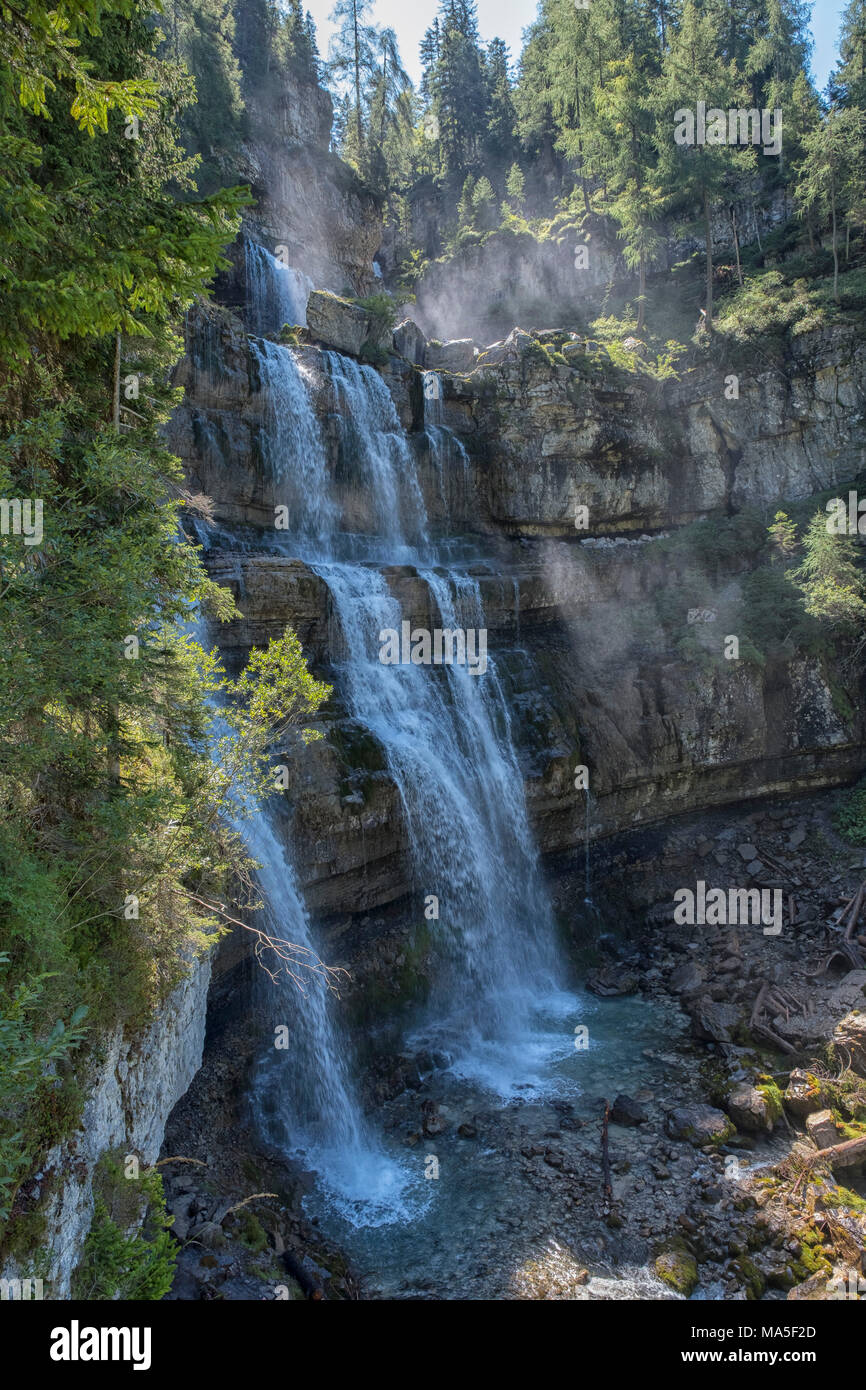 L'Italia, Trentino Val Rendena, le cascate di Vallesinella Foto stock -  Alamy
