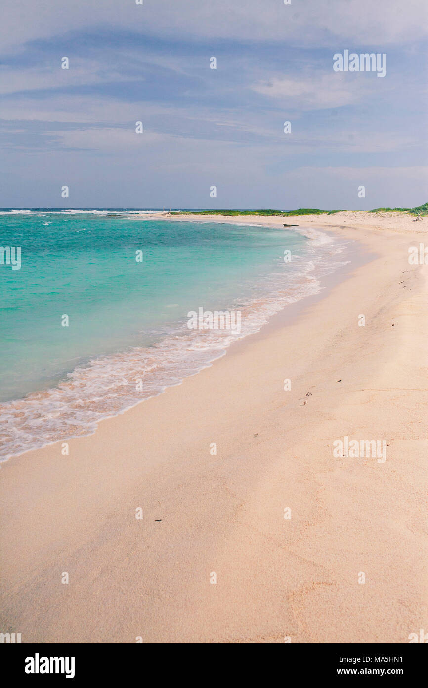 Spiaggia di turchese in orangestad, aruba Foto Stock