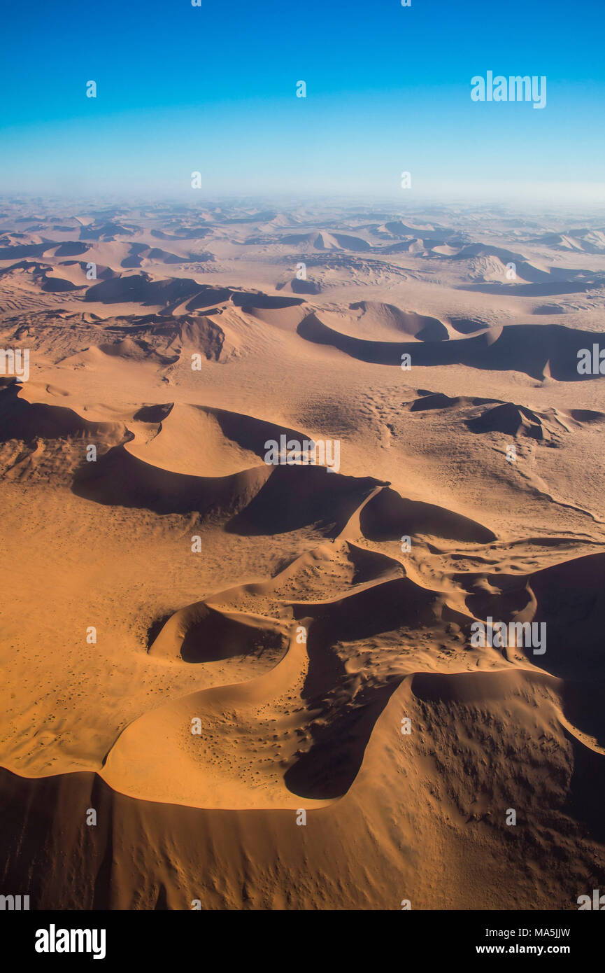 Antenna sanddunes nel deserto del Namib, Namibia Foto Stock