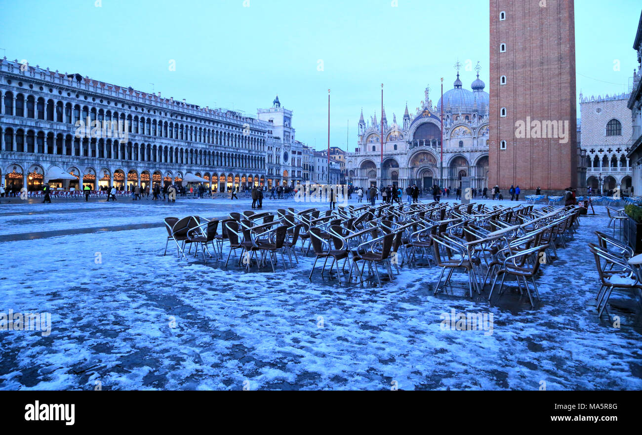 Venezia in inverno Foto Stock