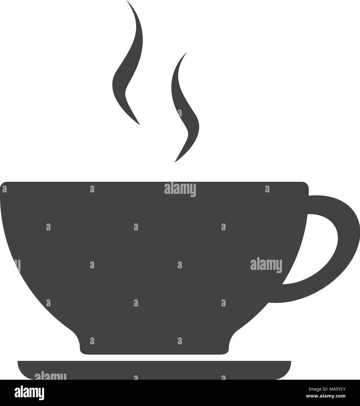 Icone Coffee cup Illustrazione Vettoriale