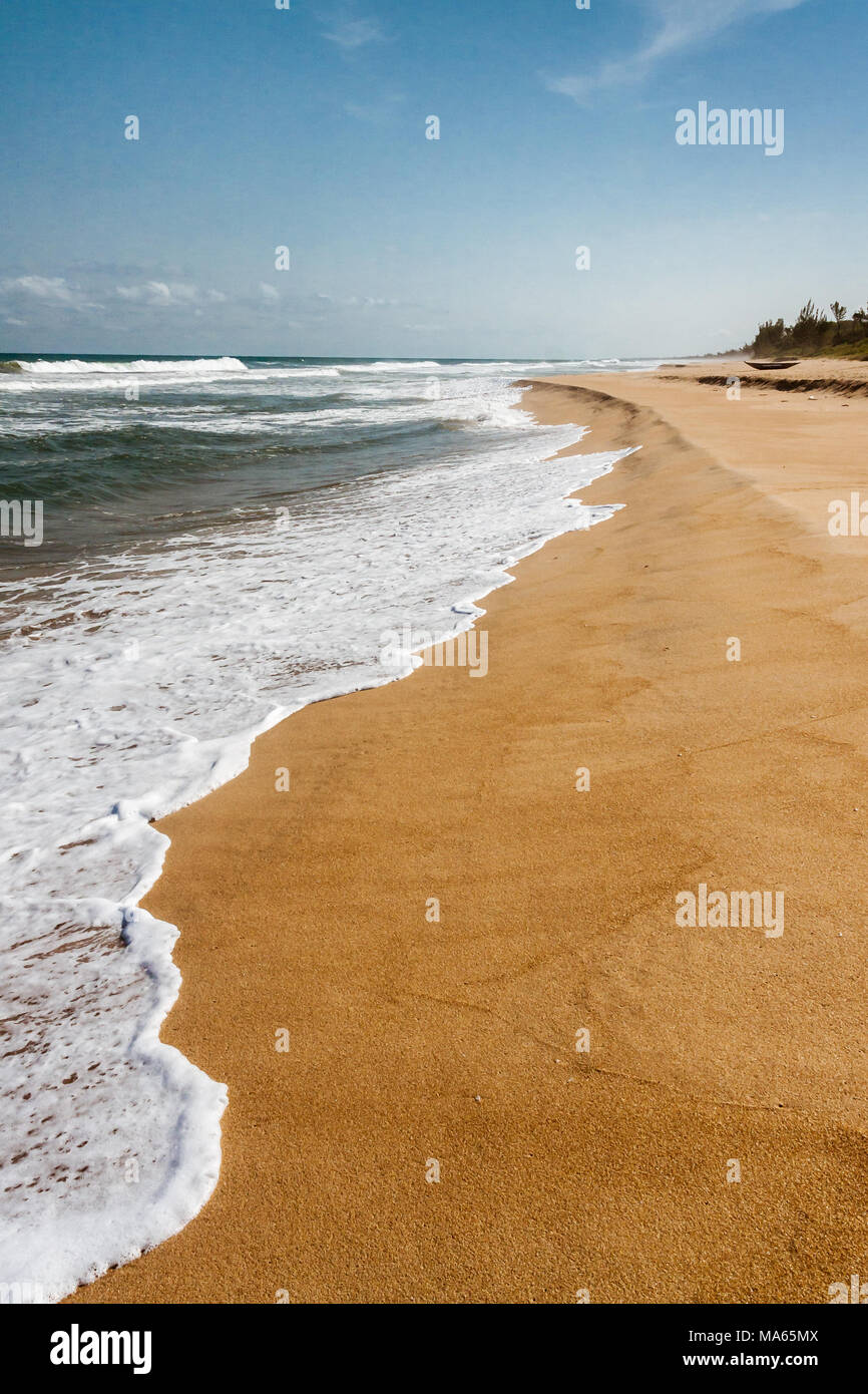 Indian Ocean Beach dell est del Madagascar Foto Stock