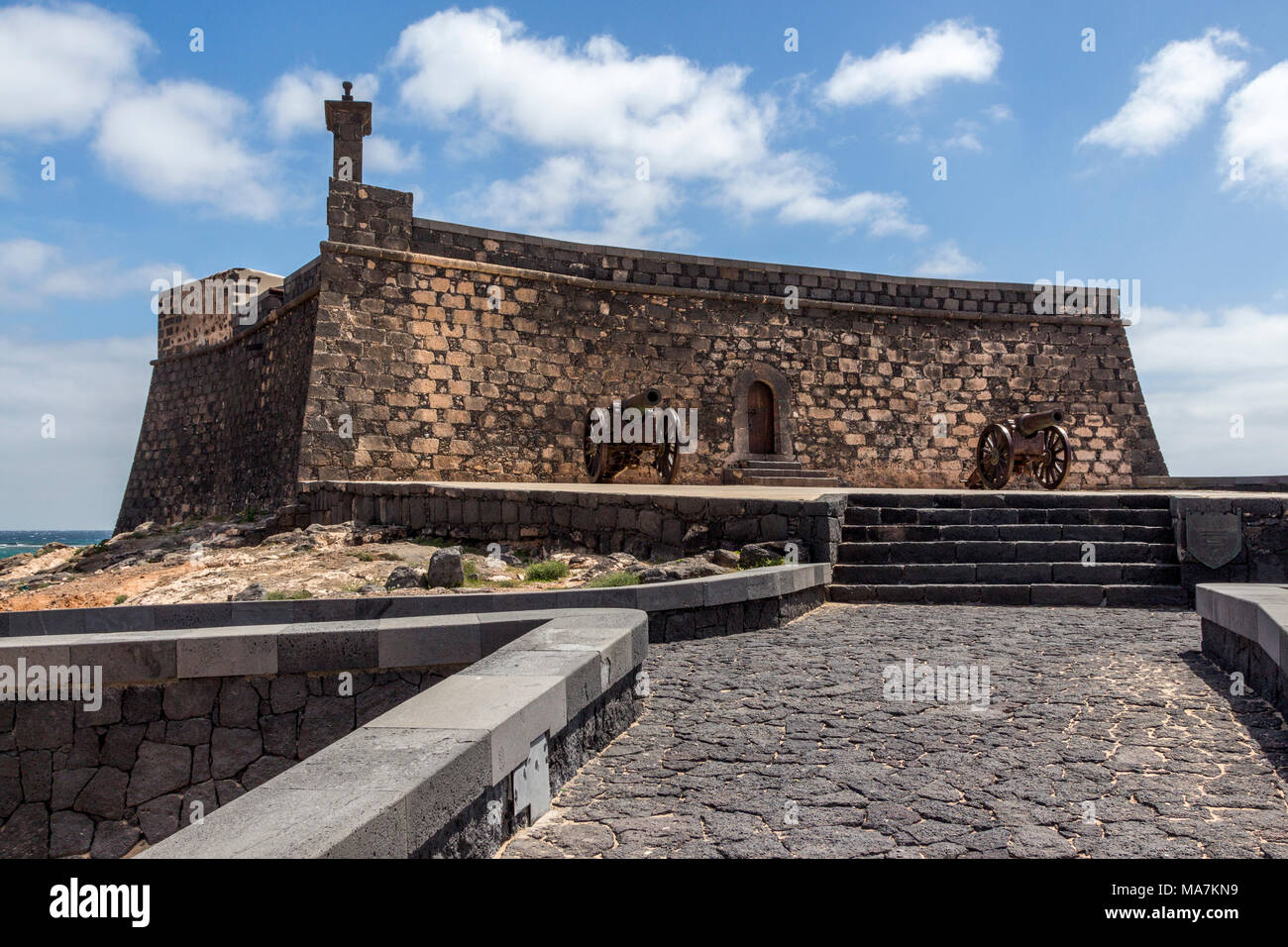 Castillo de San Gabriel arrecife lanzarote isole canarie Spagna Foto Stock