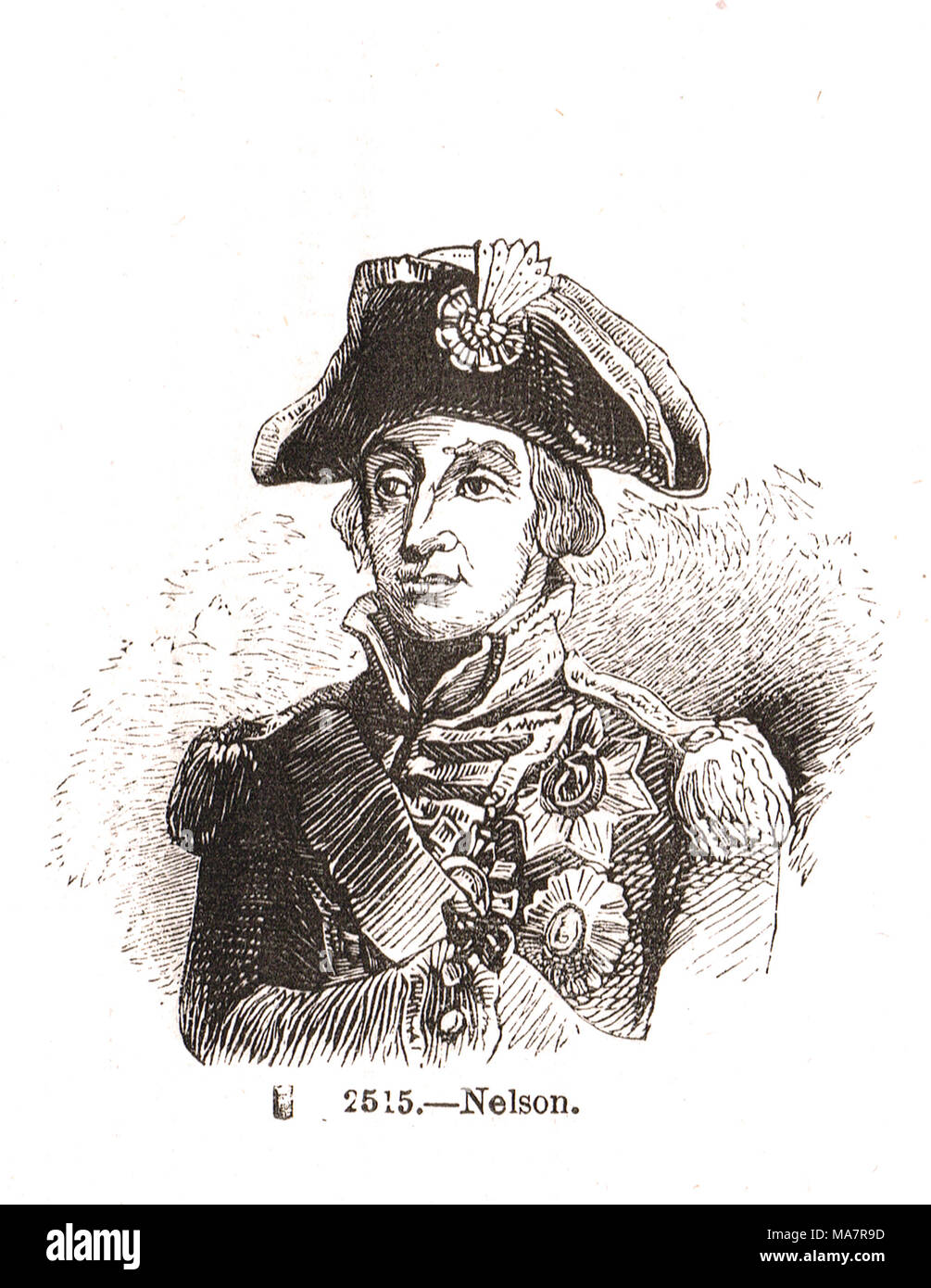 Vice ammiraglio Horatio Nelson (1758-1805) Foto Stock