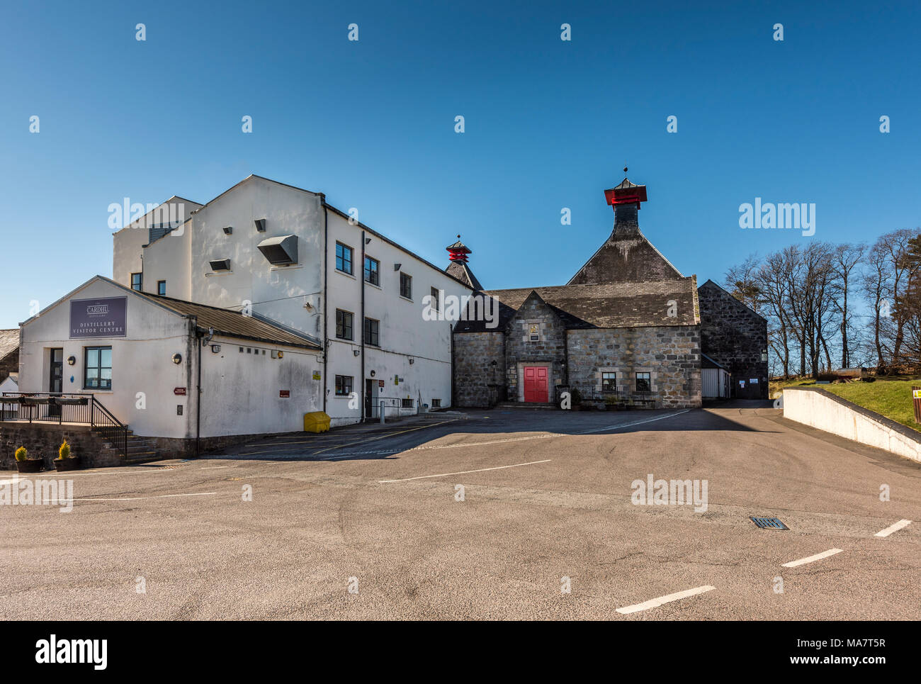 Distilleria di cardhu,visitor center,whiskey,speyside,Scozia,uk Foto Stock
