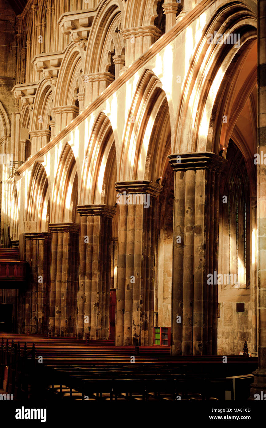 Abbazia di Paisley e punti di riferimento in Scozia Foto Stock