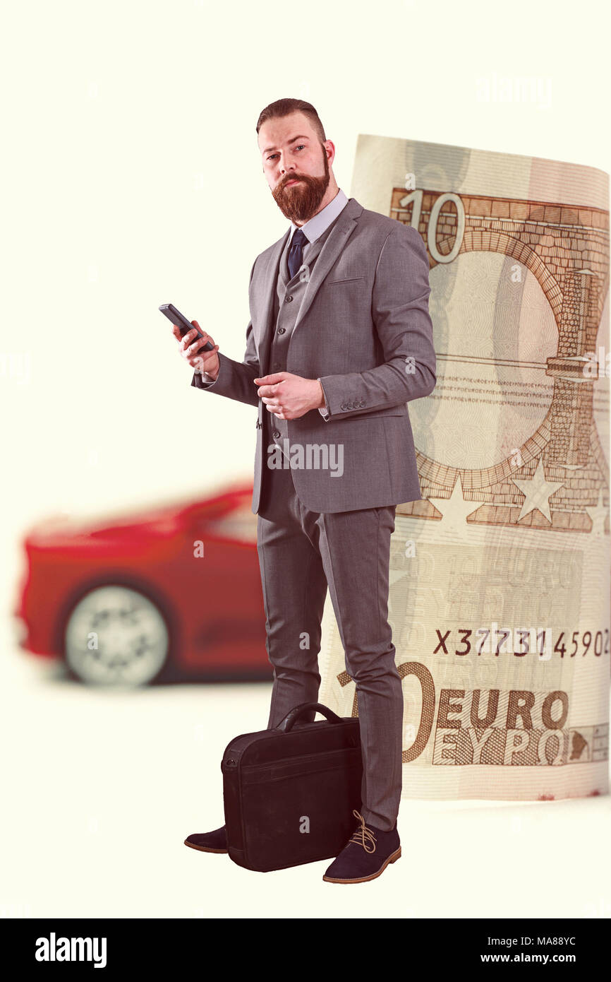 Imprenditore di successo Foto Stock