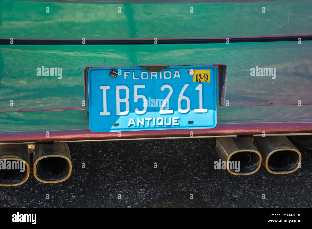 Auto Show di Ft. Bianco, Florida. Foto Stock