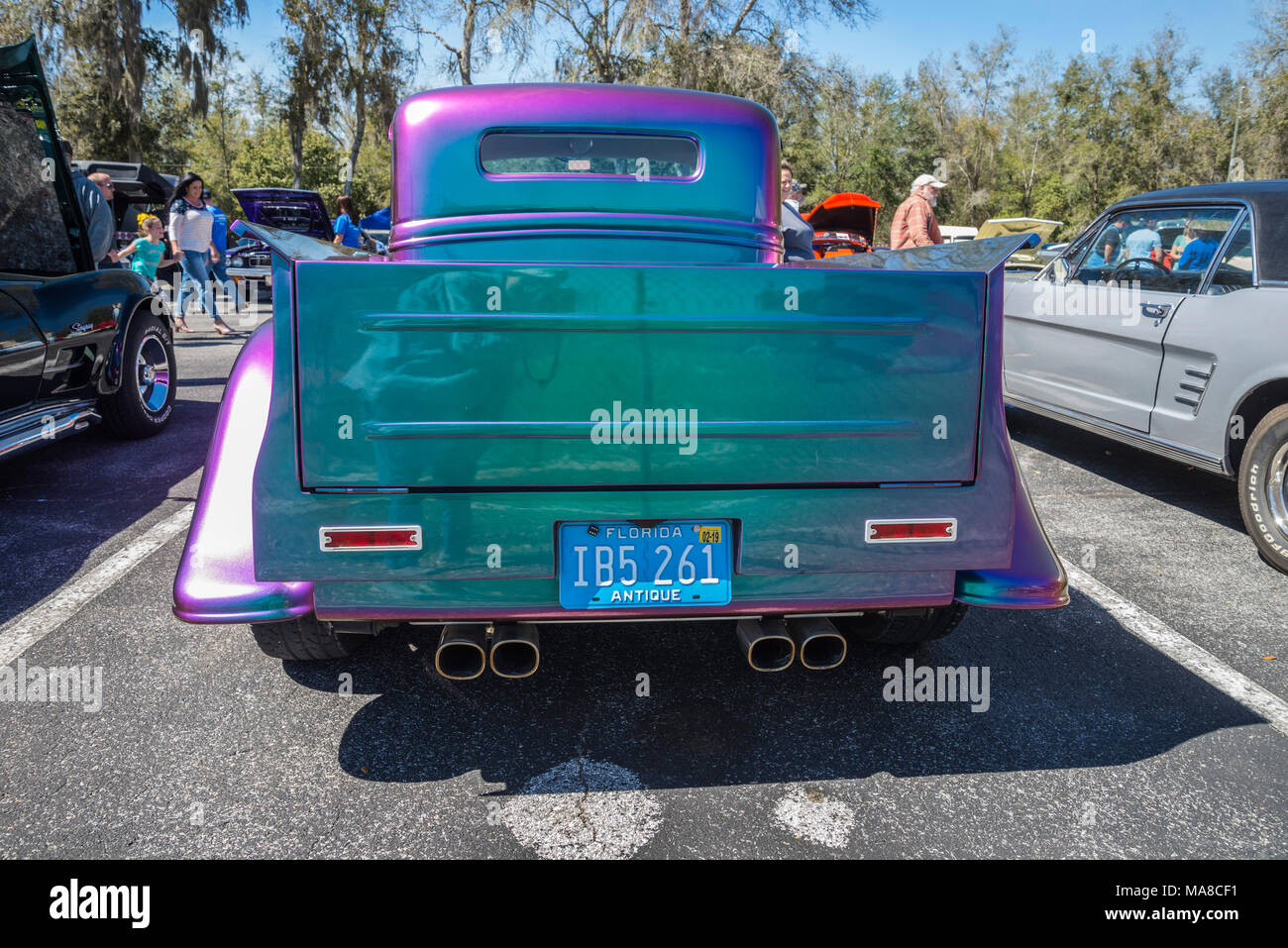 Auto Show di Ft. Bianco, Florida. Foto Stock