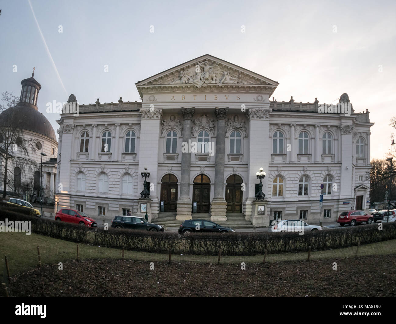 Zachęta - Narodowa Galeria Sztuki (Zacheta National Gallery of Art), Varsavia, Polonia Foto Stock