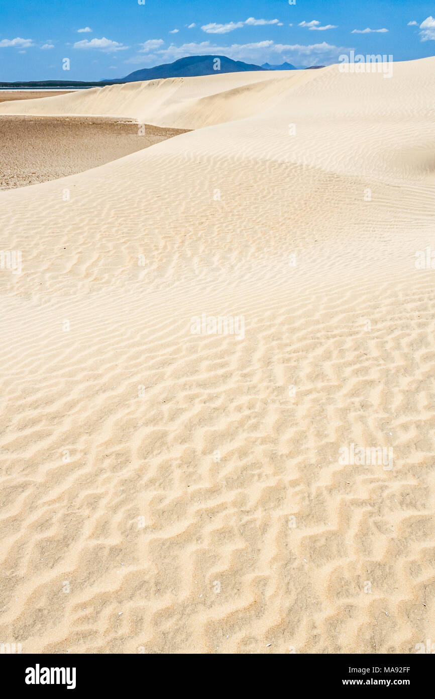 Le dune di sabbia vicino al lago Anony di Tolanaro (Fort Dauphin) nel sud del Madagascar Foto Stock