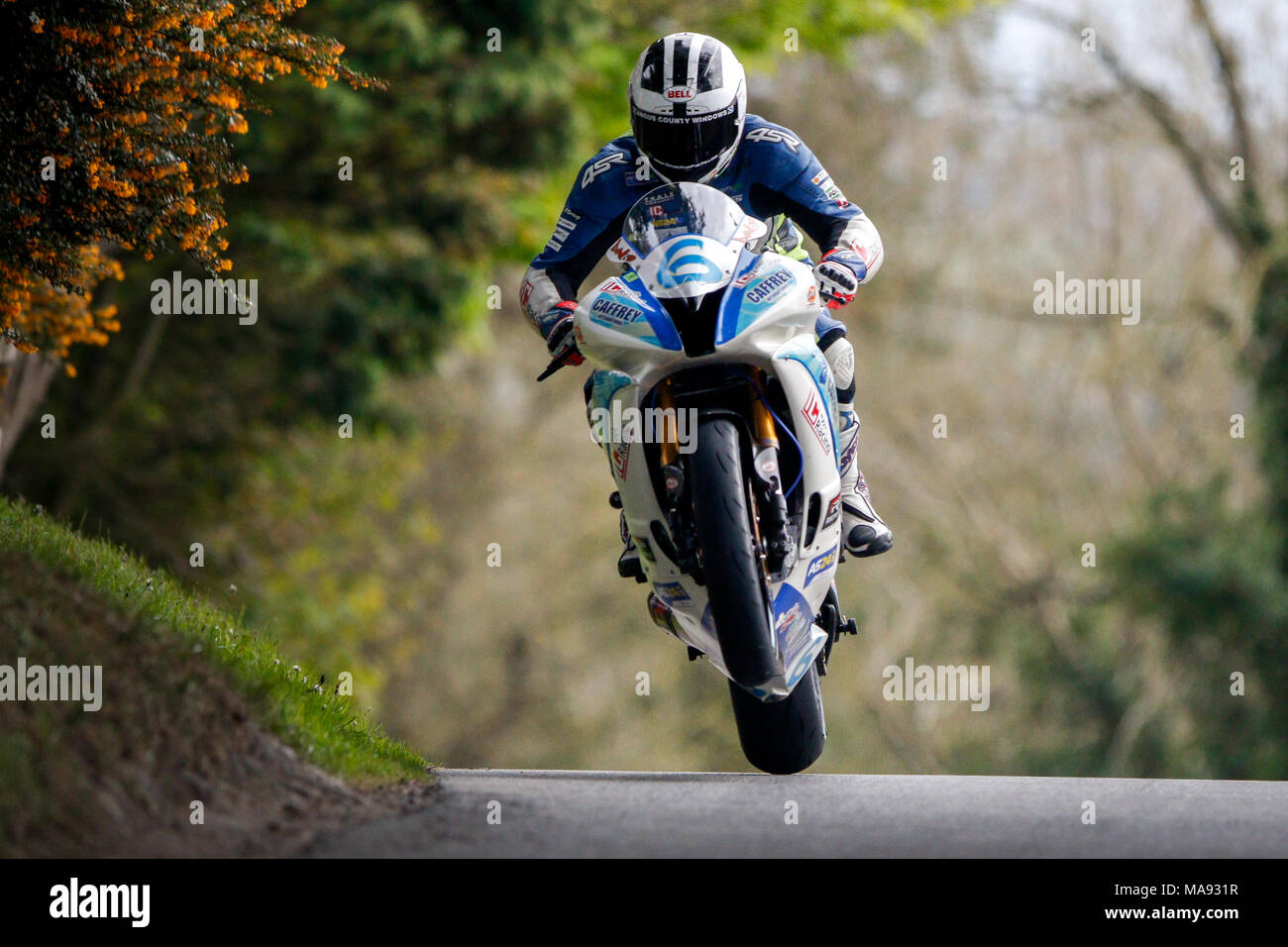 William Dunlop è l'ultima voce per il 2018 KDM Noleggio Cookstown 100 gare su strada, il Tempio Golf Club / & Caffery International Yamaha sarà co Foto Stock