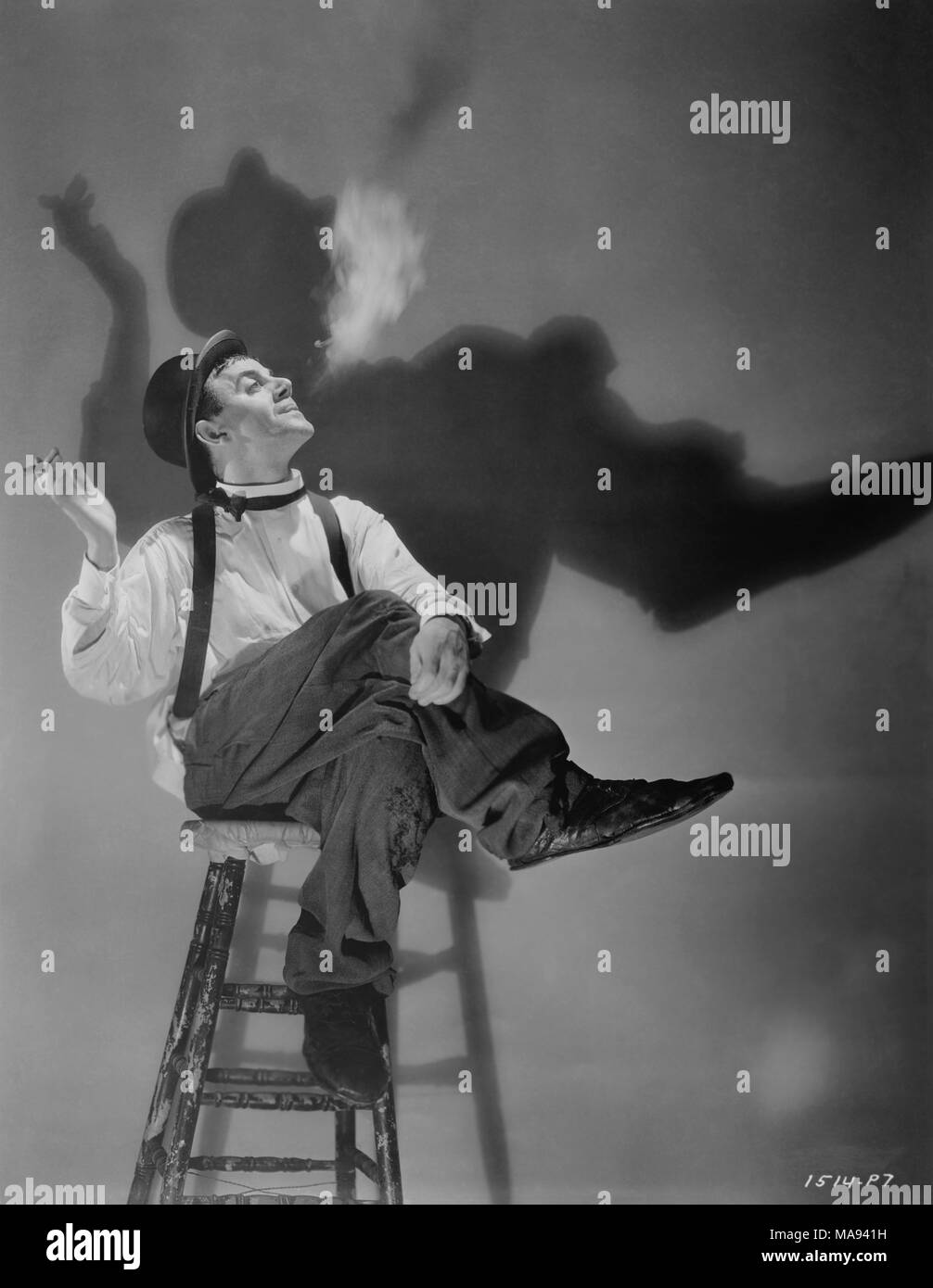Jimmy Savo, Ritratto di pubblicità per i film, 'Una volta in una luna blu', Hecht-MacArthur Produzione, Paramount Pictures, 1935 Foto Stock