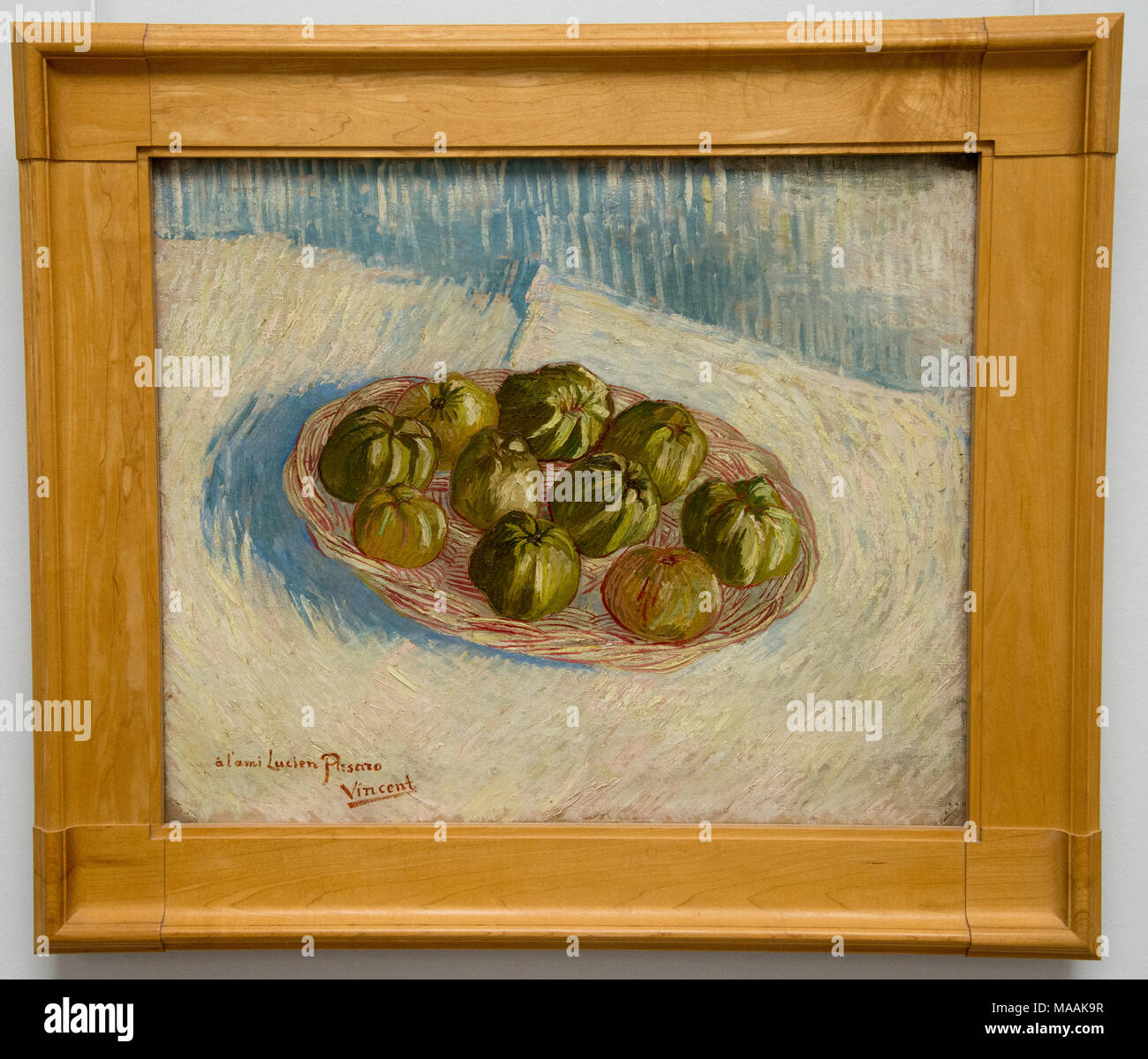 "Paniere di mele " da van Vincent van Gogh, museo Kroller Muller, Otterloo, Olanda Foto Stock