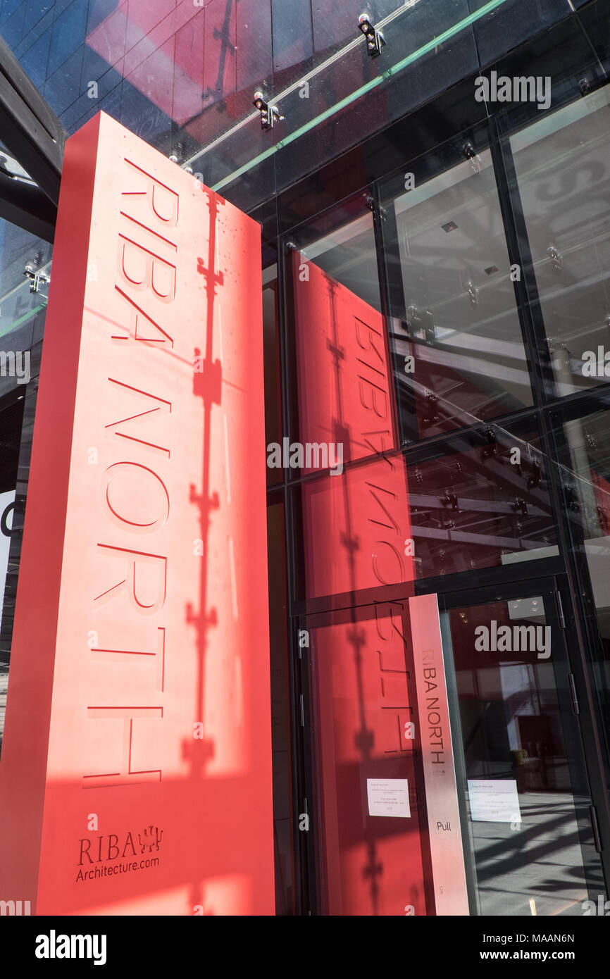 RIBA Nord,architectural,esposizioni,space,Mann, Isola,Liverpool, Merseyside,l'Inghilterra,inglese,UK,U.K.,Gran Bretagna,Gran Bretagna,GB,l'Europa, Foto Stock