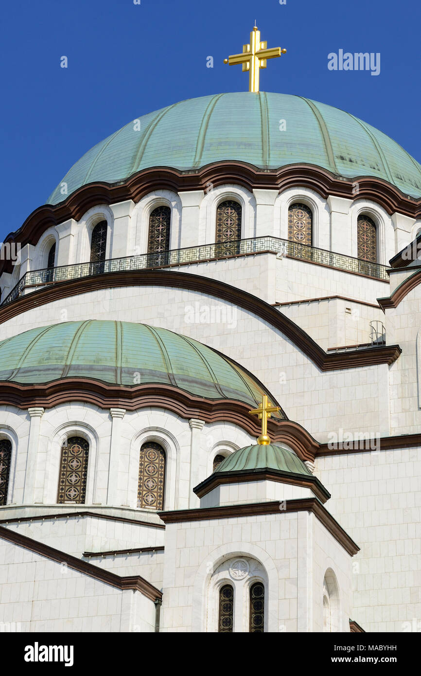 Chiesa di San Sava, Belgrado, Serbia Foto Stock