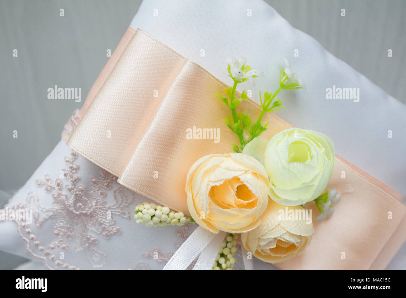 La cena elegante tavolo, design, fantasia set di sfondo Foto Stock