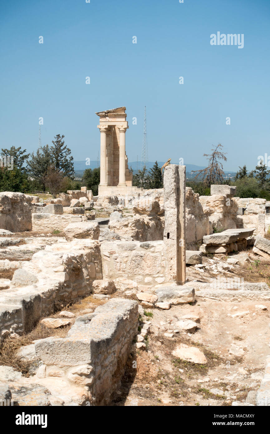 Il santuario di Apollo Hylates era uno dei 3 più importanti siti Romani su Cipro Foto Stock