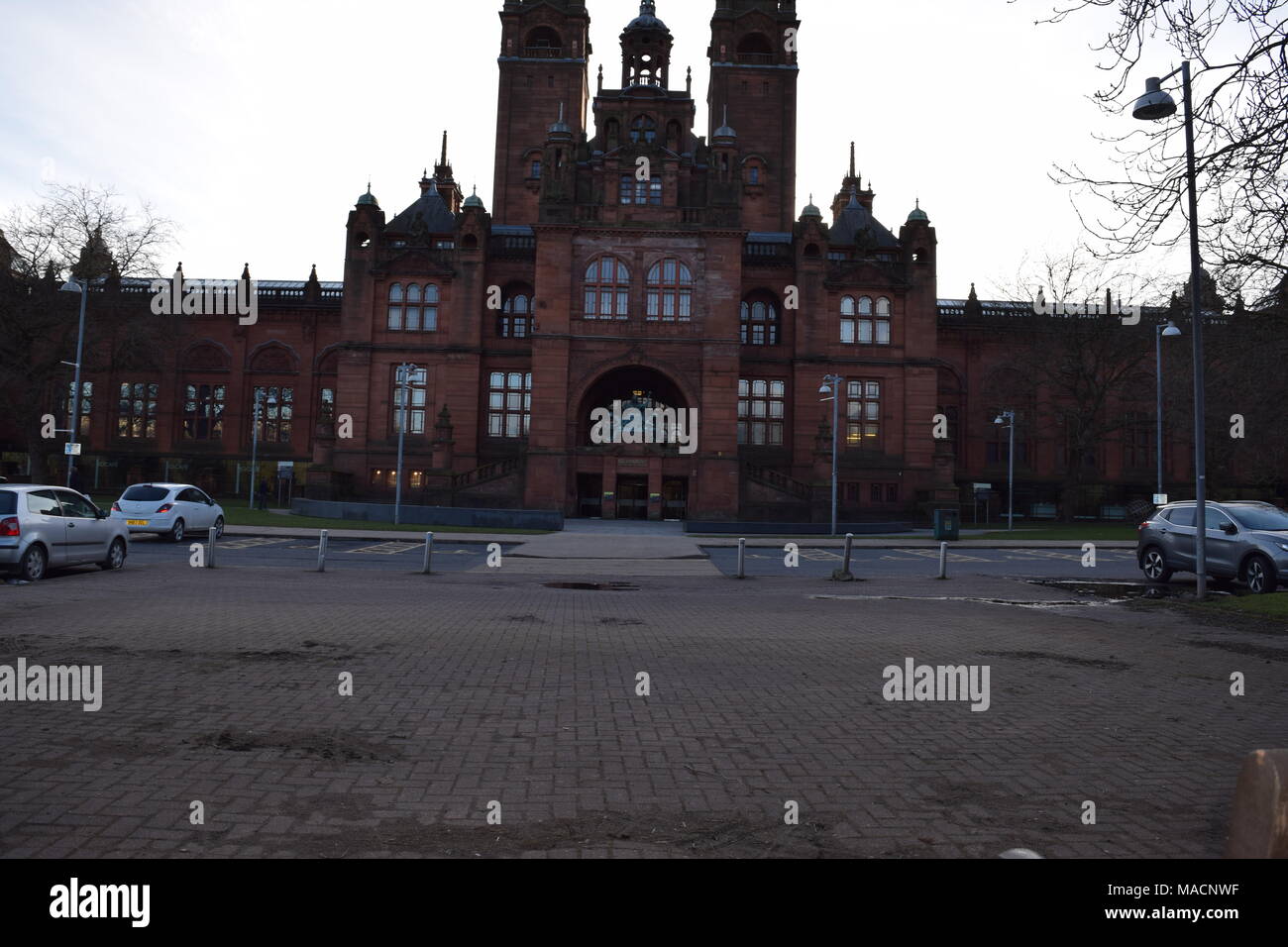 "Glasgow" "Glasgow University vista da Kelvin Hall' 'Scotland'. Foto Stock