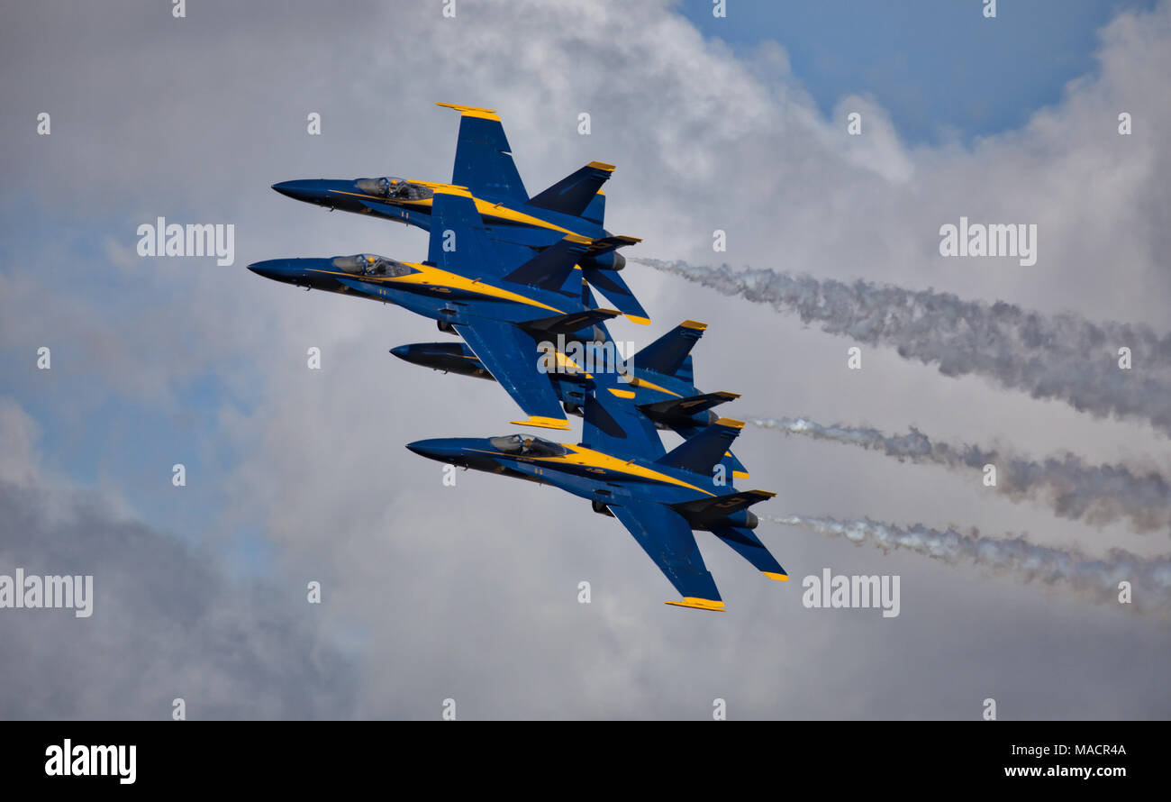Navy Blue Angels Foto Stock