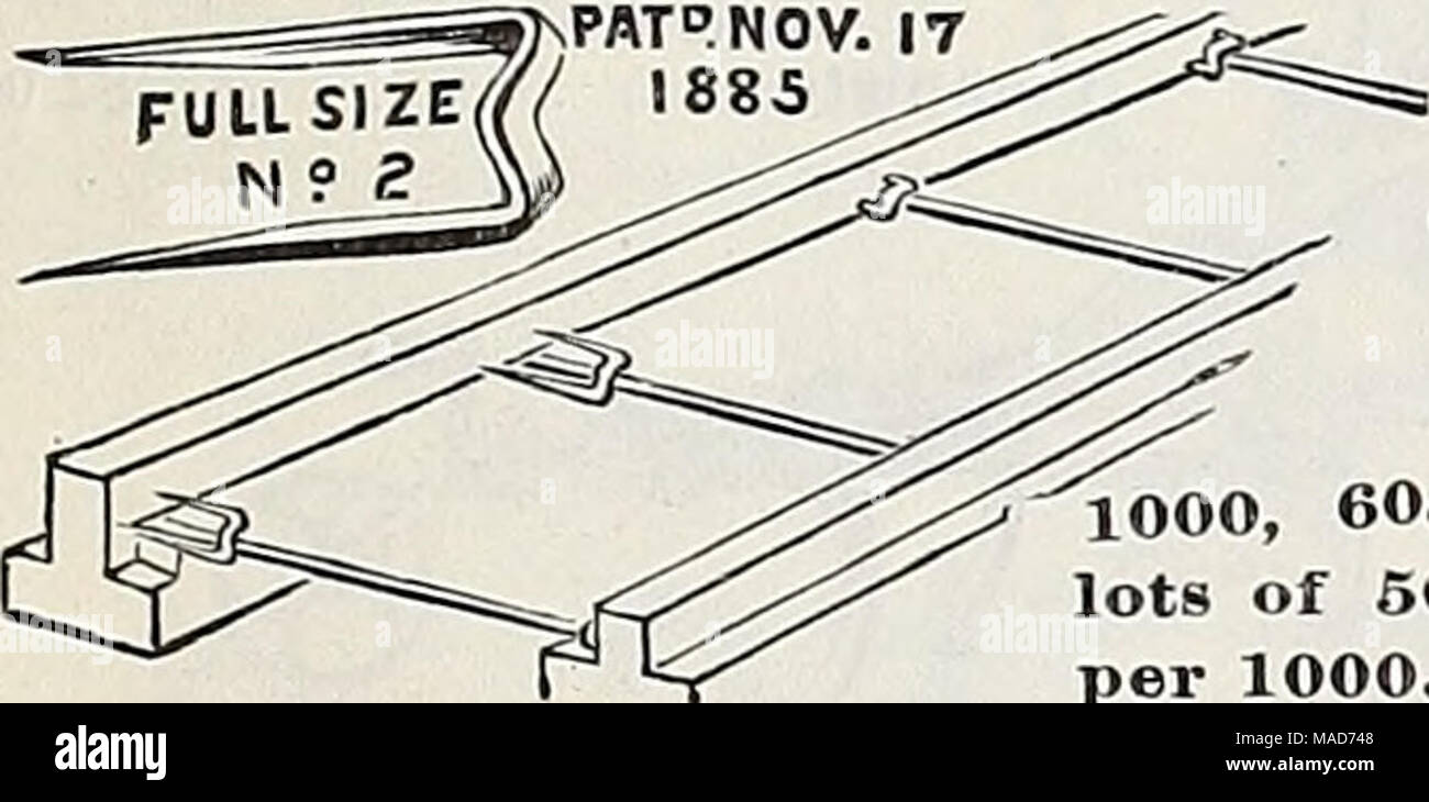 . Dreer trimestrale del listino all'ingrosso di affidabilità di semi, piante, lampadine &amp;c . Impianto di brevetto panno letto, per ombreggiatura^. Grado di luce, 4 cts. per cantiere navale ; per pezzo di circa 65 metri, 3J cts. per cantiere navale. Di grado medio, 8 cts. per cantiere navale ; per pezzo di circa 60 metri, 7 J cts. per cantiere navale. Grado pesante, 10^ cts. per cantiere navale ; per pezzo di circa 40 metri, 10 cts. per cantiere navale. I campioni inviati dall'applicazione. Universal tagliavetro. "Non sarà mai perdere il punto. Funziona completamente diversa da tutte le altre, aventi un diamante in un angolo e una ruota in altri, dando così un taglio sicuro. La maniglia di cacao taglierino ha Foto Stock