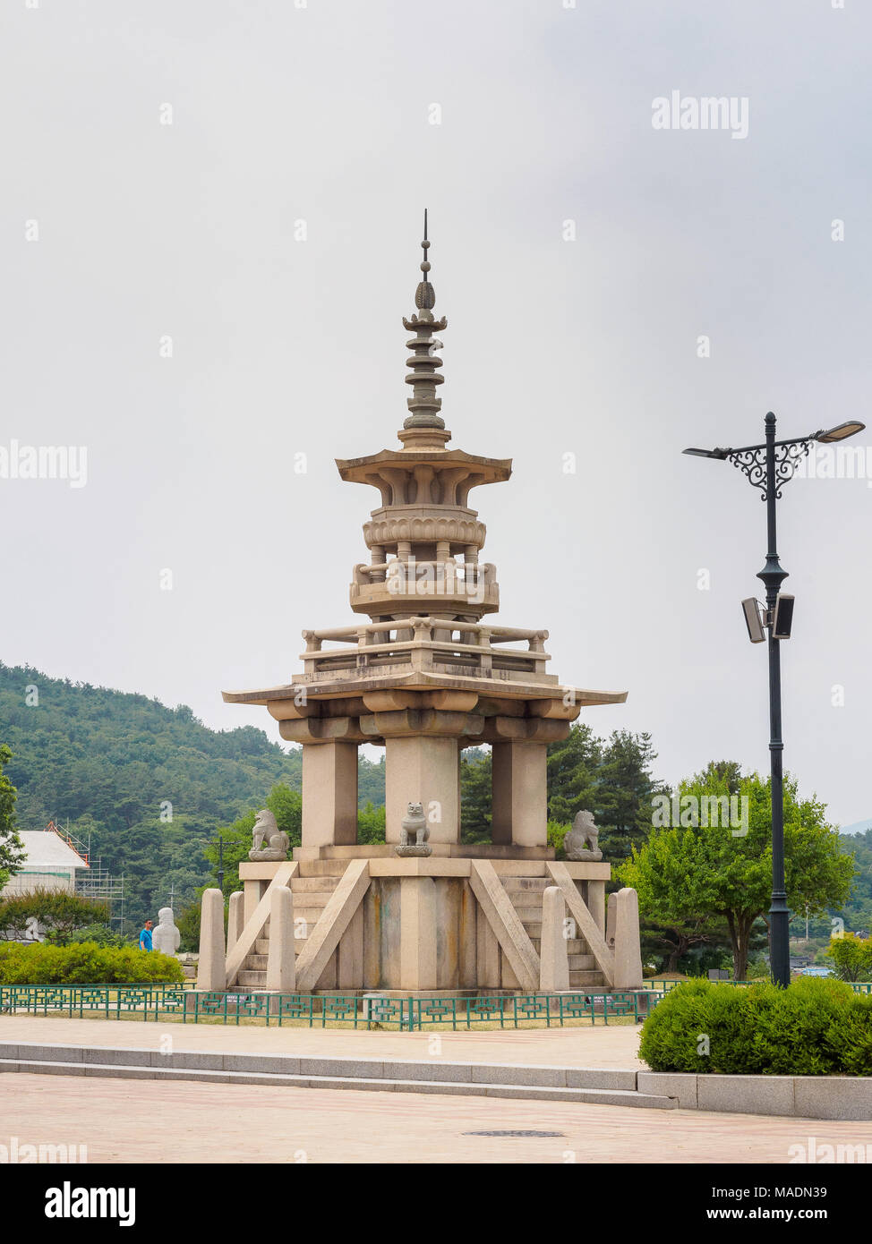 Gyeongju, Corea del Sud - 23 Jun 2017 : scenario di Gyeongju Museo Nazionale in Gyeongsangbuk-do Foto Stock