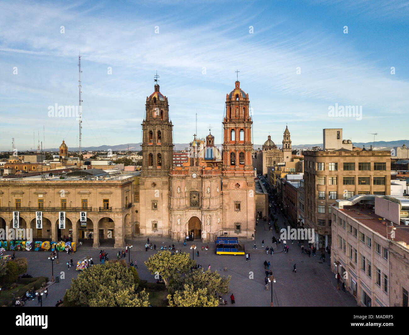 Cattedrale Metropolitana, Catedral Metropolitana San Luis Potosí, Messico Foto Stock