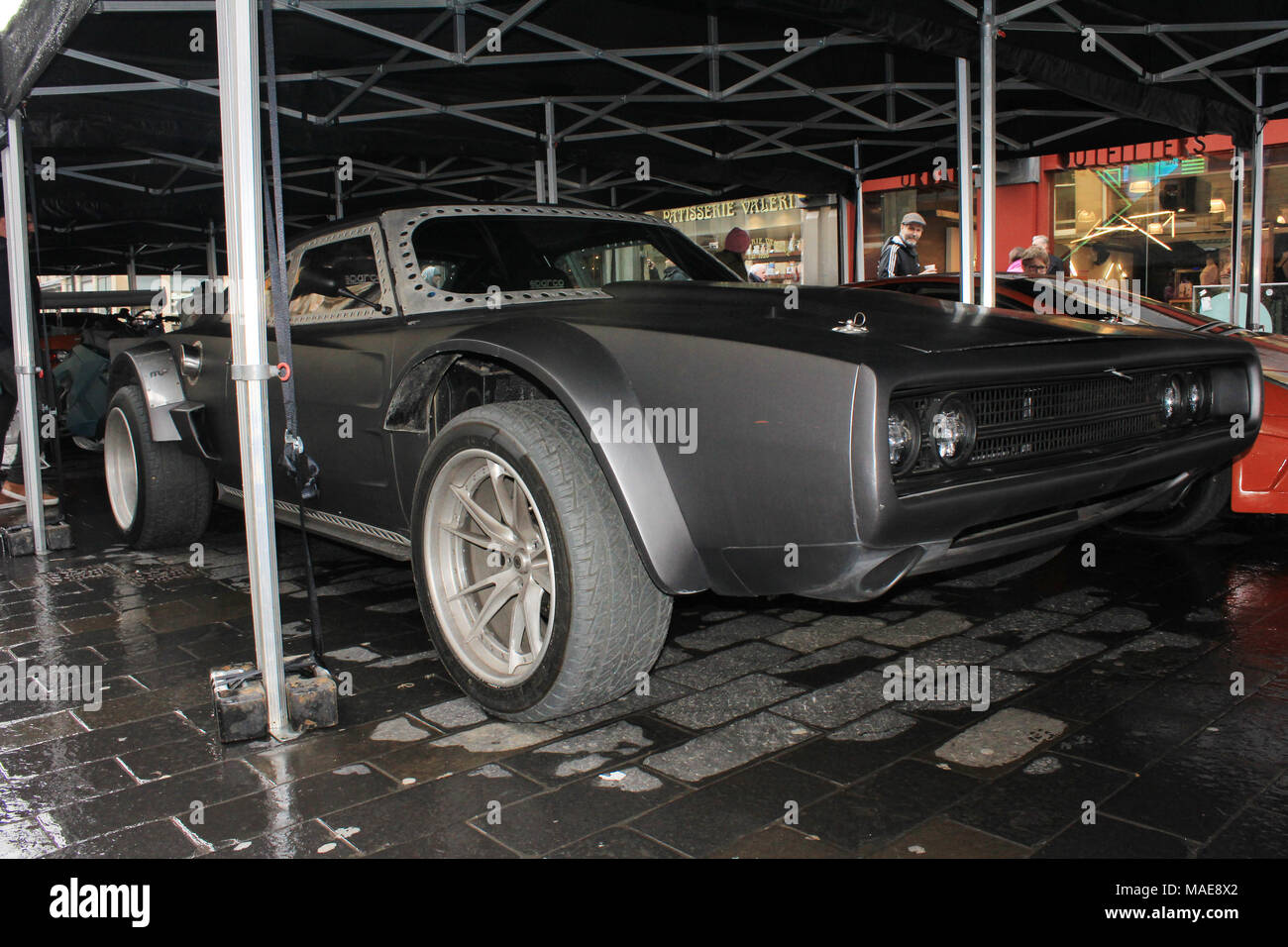 Fast & Furious auto sul display prima dell' inizio della UK Arena spettacoli dal vivo. Newcastle, Regno Unito. Il 31 marzo, 2018. David Whinham/Alamy Live News Foto Stock