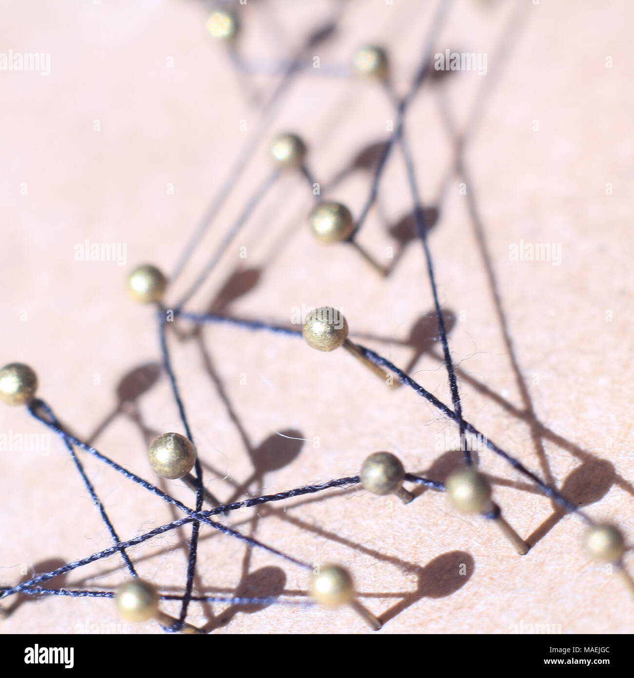 Concetto di una rete sociale con il leader Foto Stock